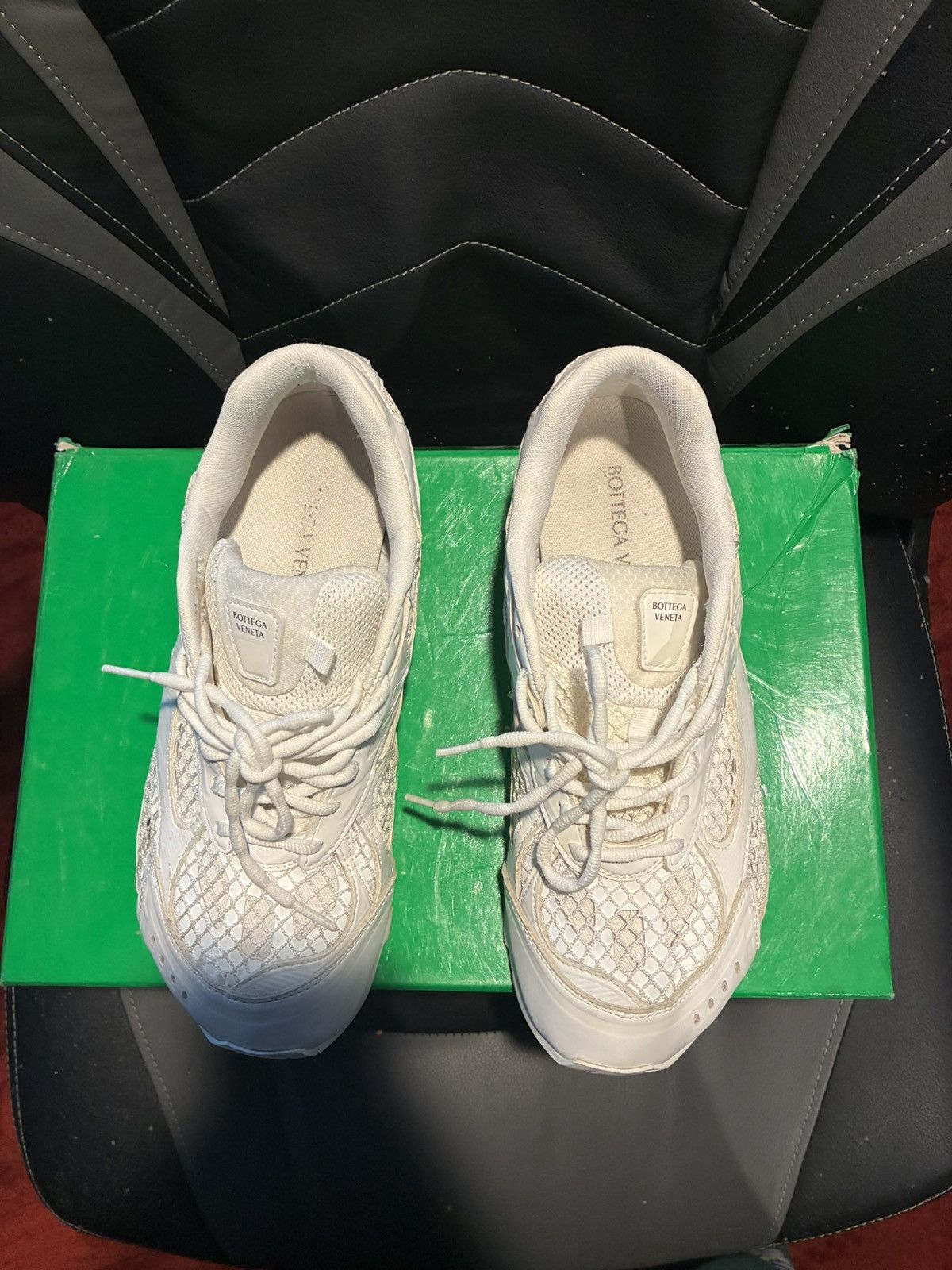 Bottega Veneta Bottega venta all white Size US 10 / EU 43 - 5 Thumbnail