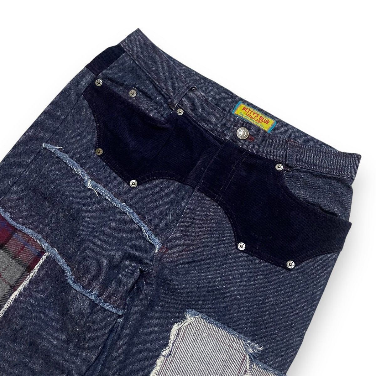 Japanese Brand ORIGINAL FLARE PATCHWORK SHINJI ABE BETTY (30×40) Size US 30 / EU 46 - 3 Thumbnail