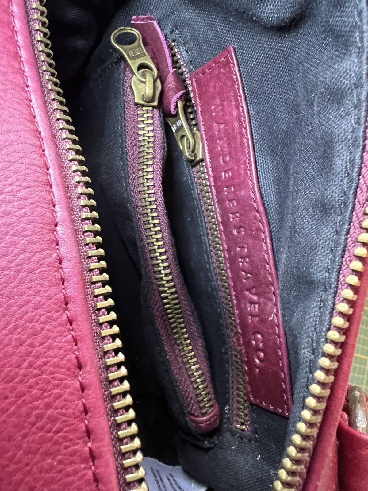 Vintage Vintage Wanderers Travel Co. Mini Turin leather handbag Size ONE SIZE - 15 Thumbnail