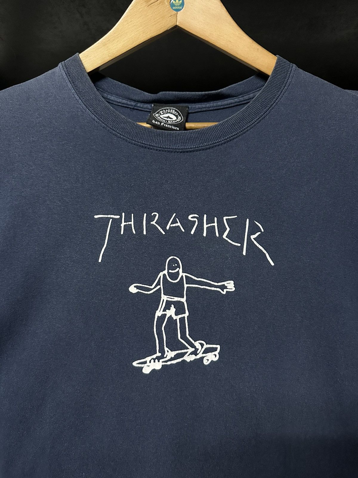 Vintage Vintage Thrasher Skateboard Sun Faded Tee Size US XL / EU 56 / 4 - 2 Thumbnail