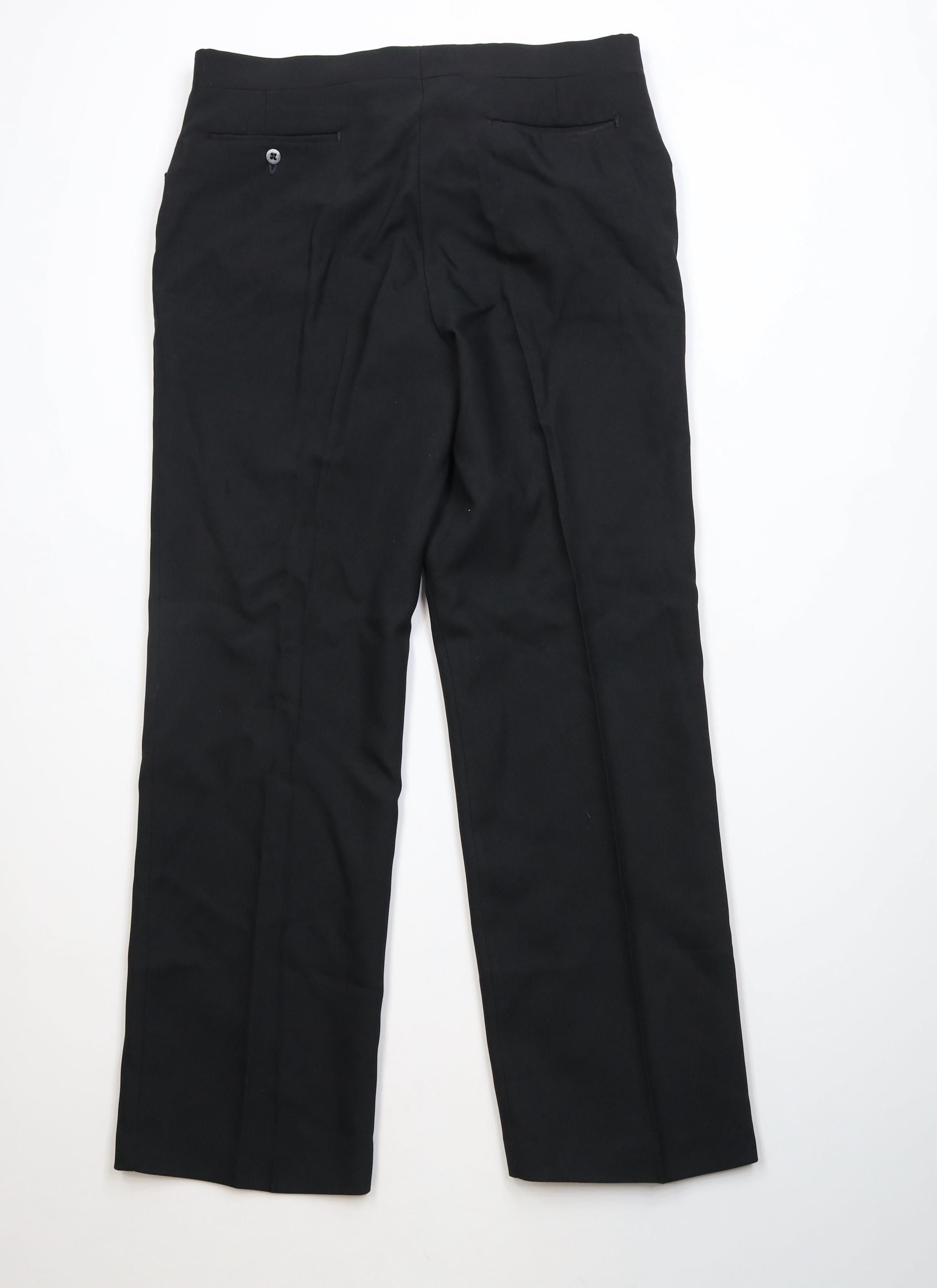 Vintage Vintage 70s Streetwear Flared Wide Leg Chino Pants Black USA Size US 36 / EU 52 - 12 Thumbnail