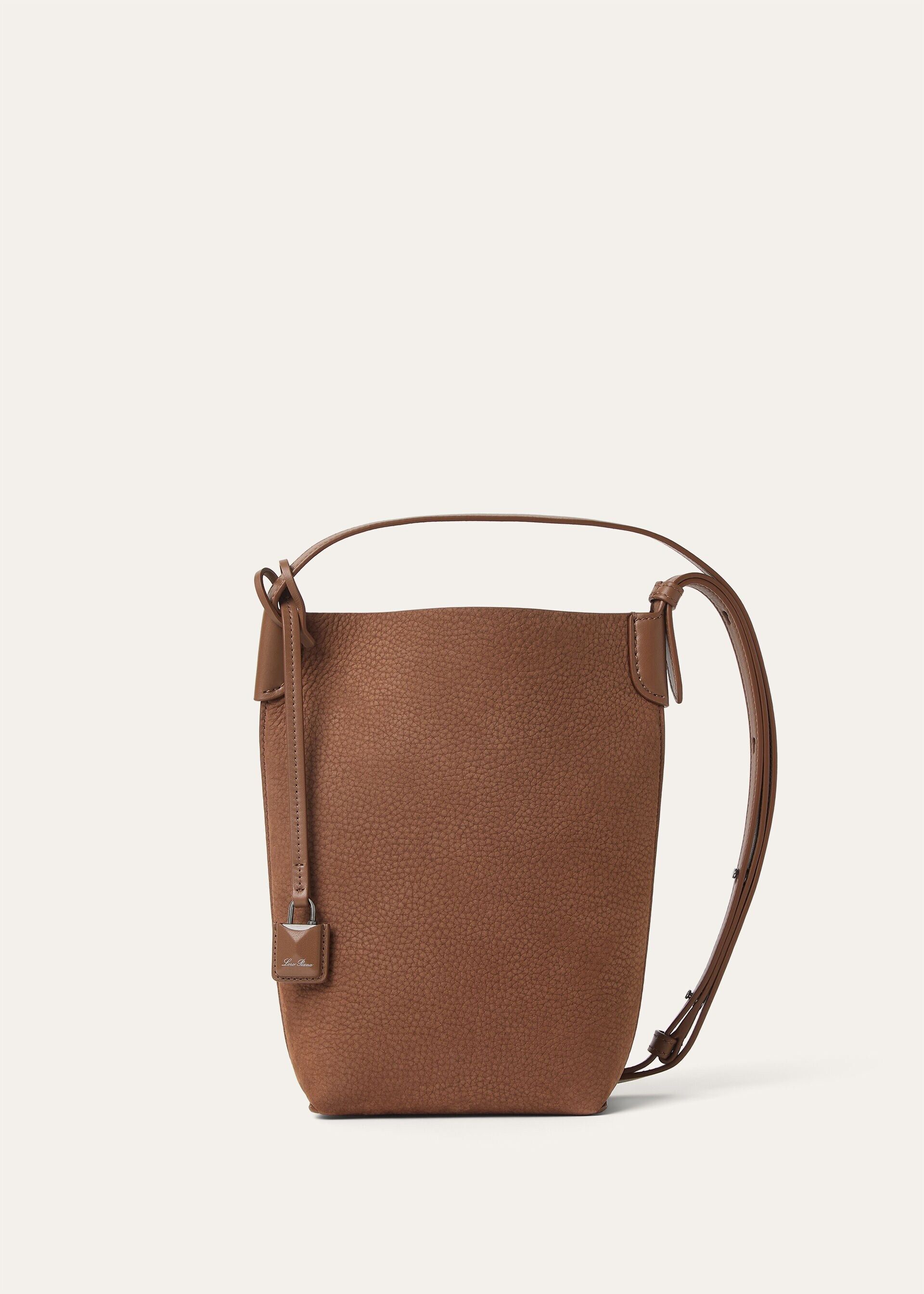 Loro Piana os11x0426 FLM0015 Size: OS / Bale Phone Case in Brownie Size ONE SIZE - 1 Thumbnail