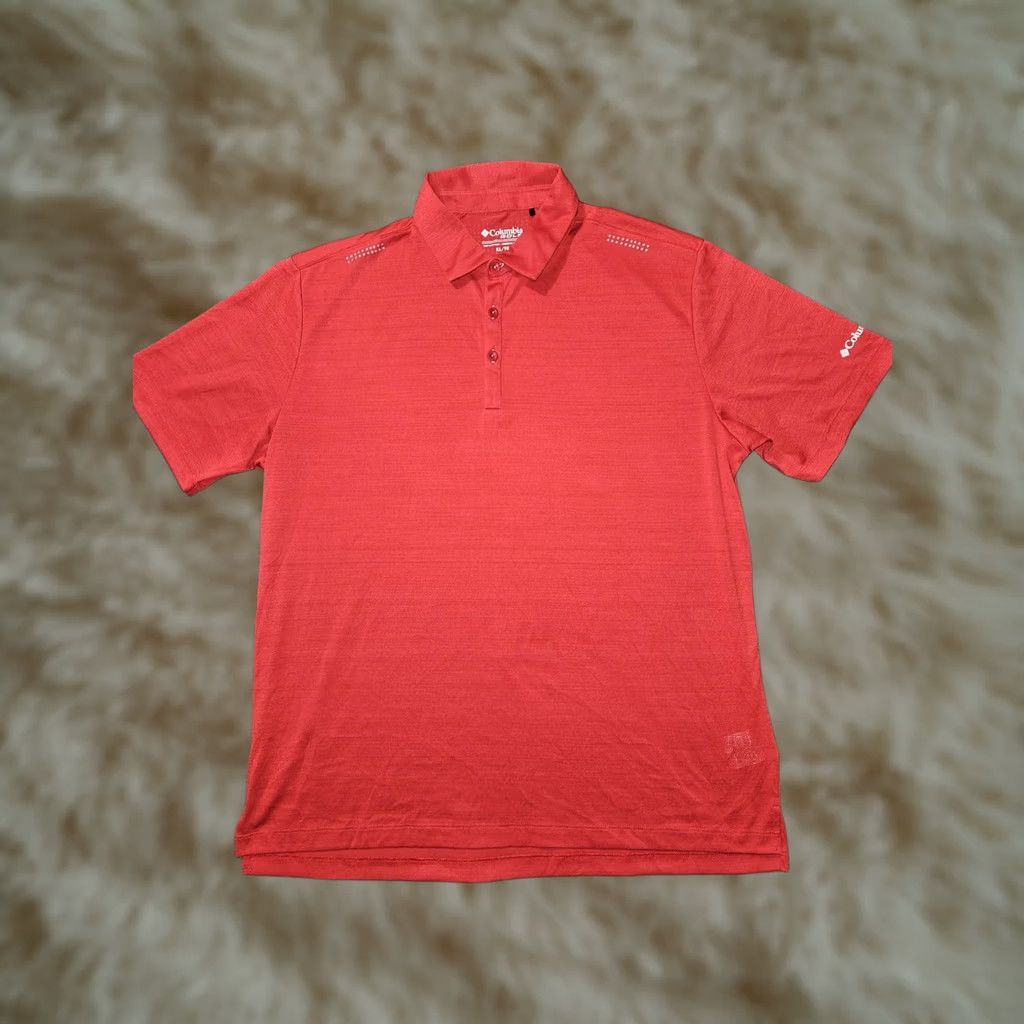 Vintage Columbia Golf Polo Shirt Mens XL Red Performance Lightweight Short Sleeve Size US XL / EU 56 / 4 - 1 Thumbnail