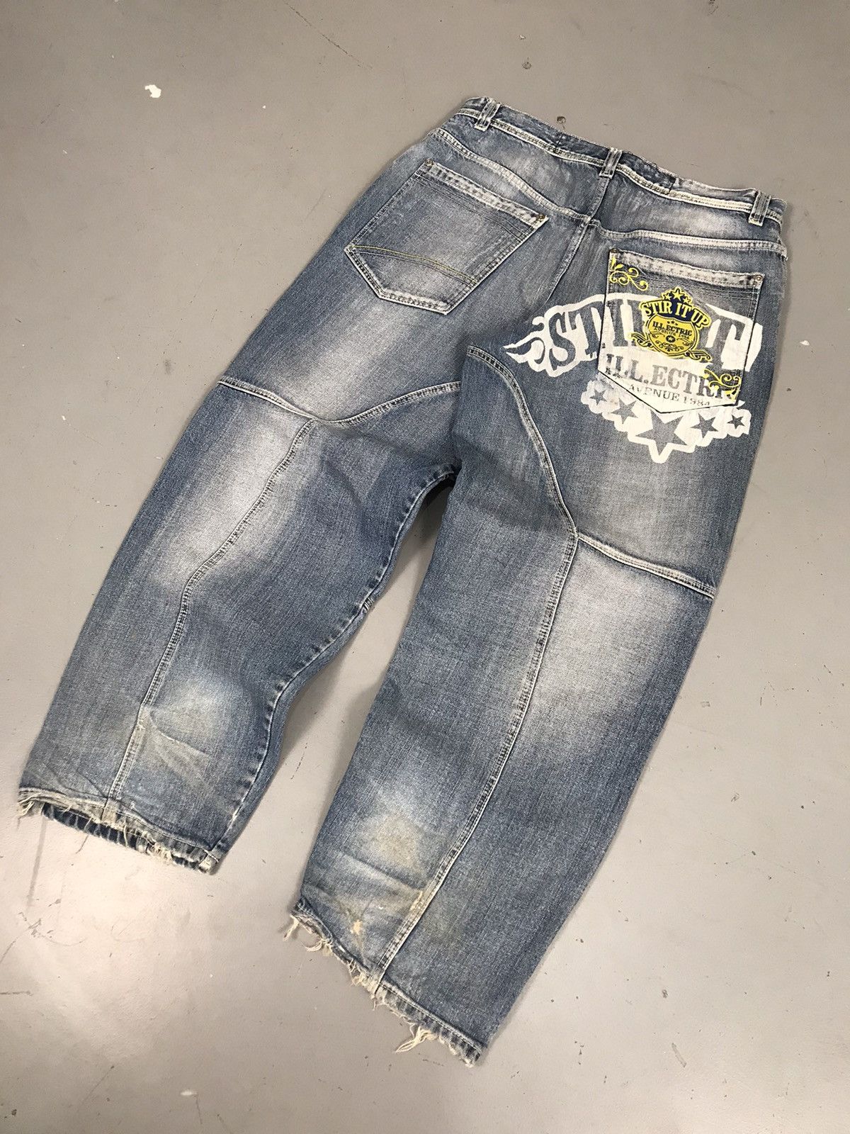 Vintage Vintage stir it up denim Size US 37 - 9 Thumbnail