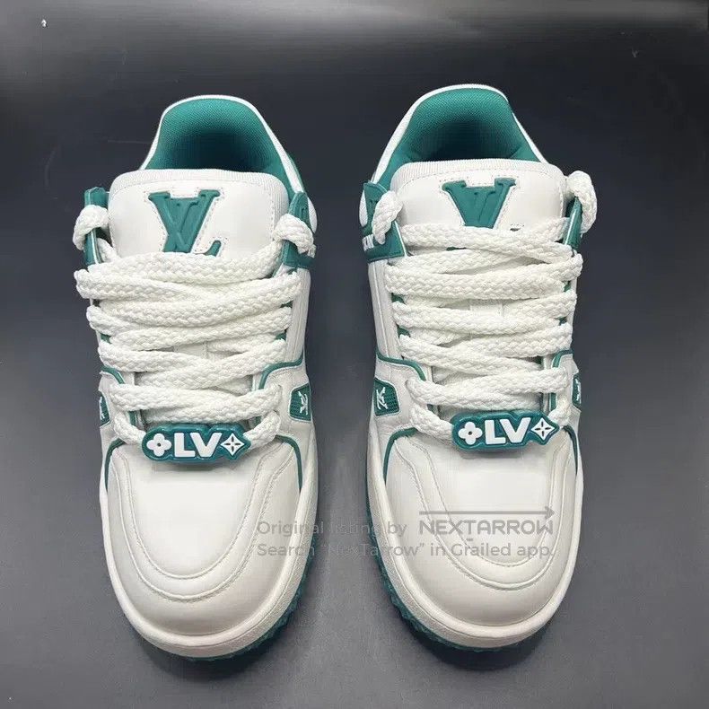 Louis Vuitton Louis Vuitton Green Fat Ding shoes Size US 8 / EU 41 - 2 Thumbnail