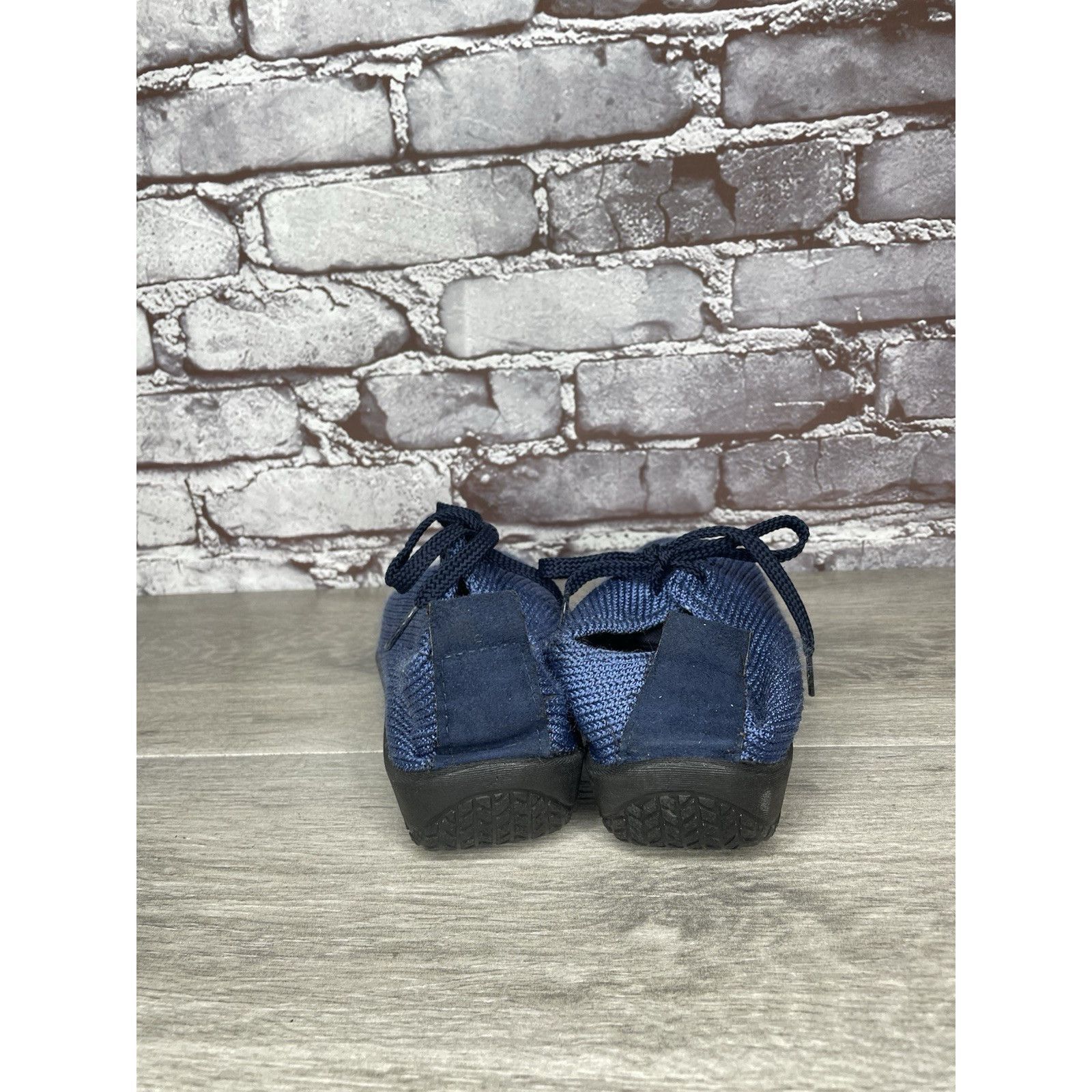 Other Arcopedico LS Blue Knit Fabric Lace Up Comfort Shoes Women’s Size US 7 / IT 37 - 6 Thumbnail