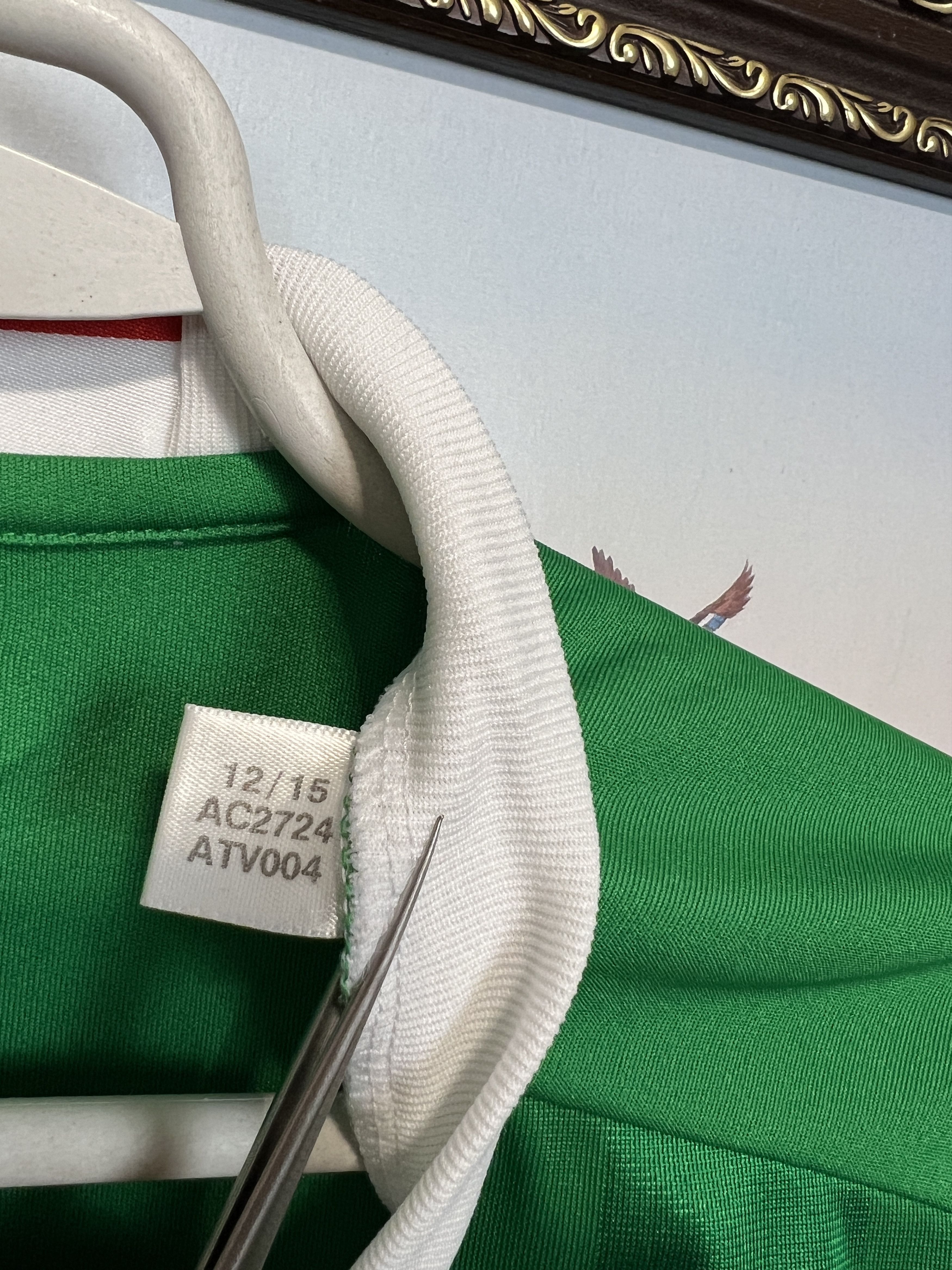 Adidas Mexico Home football shirt Soccer Long Sleeve Jersey Trikot Size US M / EU 48-50 / 2 - 7 Thumbnail