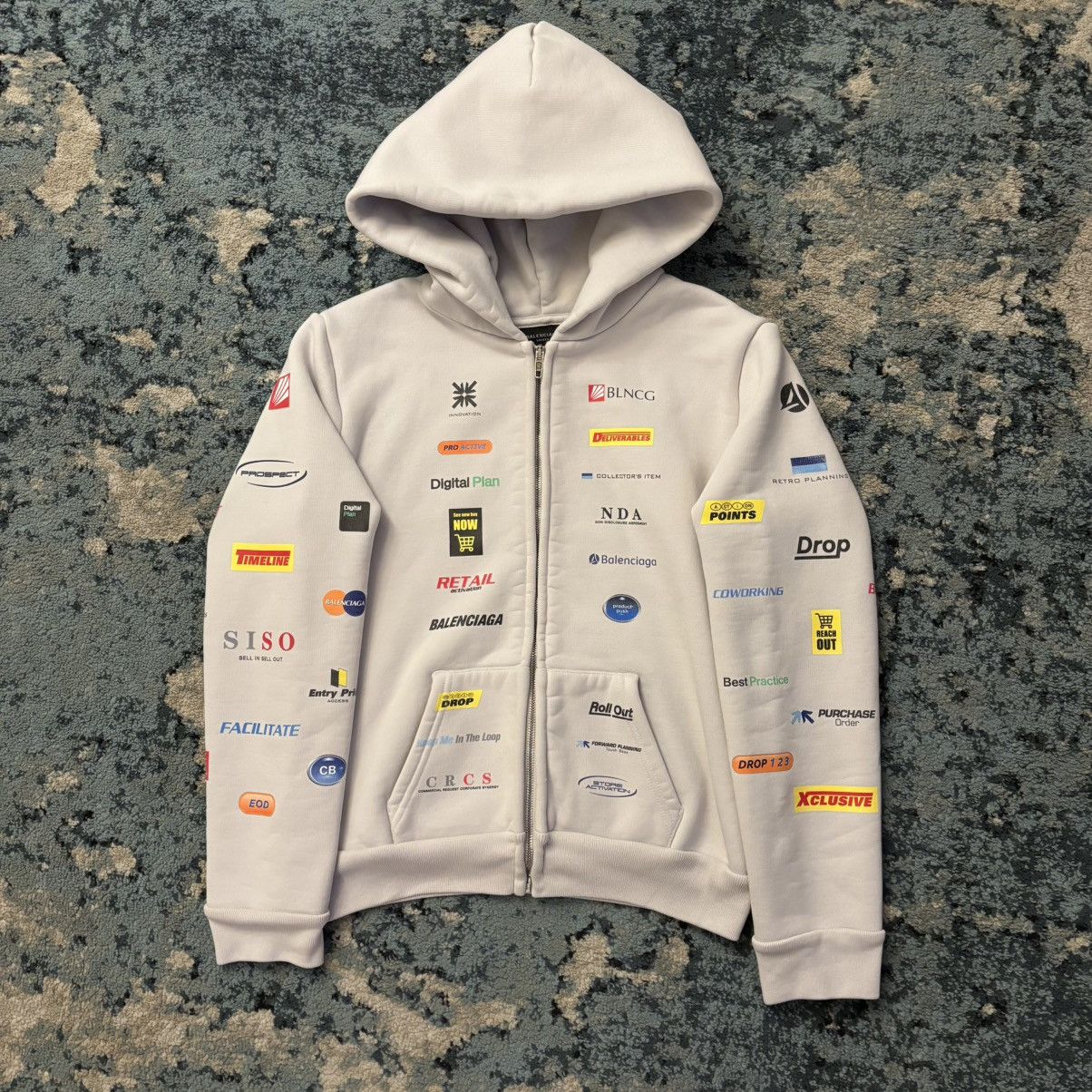 Balenciaga Balenciaga Soccer Zip up Hoodie Brand New | Grailed