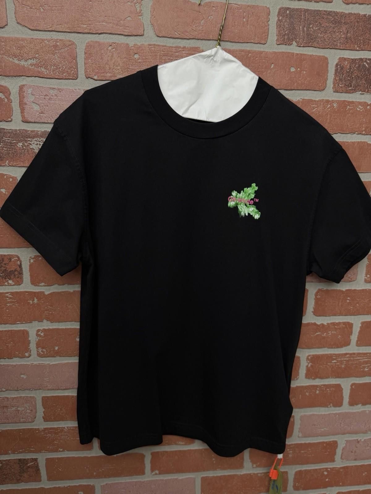 Off-White Off-White 'Colorful Back Logo' Black/Pink T-Shirt (USED) XS Size US XS / EU 42 / 0 - 9 Thumbnail