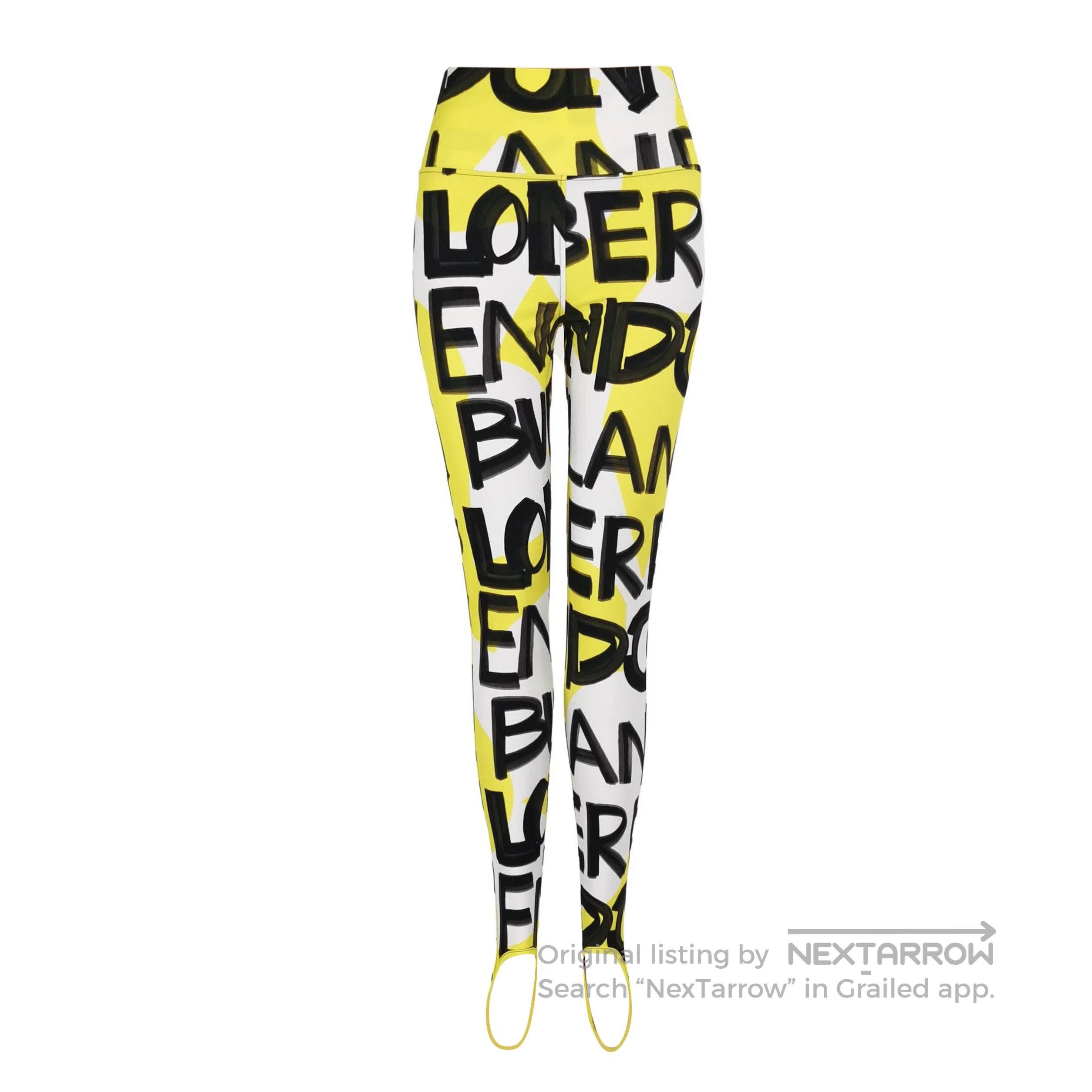 Burberry Burberry Colorful Letter Logo Slim Pants . Size US 26 / EU 42 - 1 Thumbnail