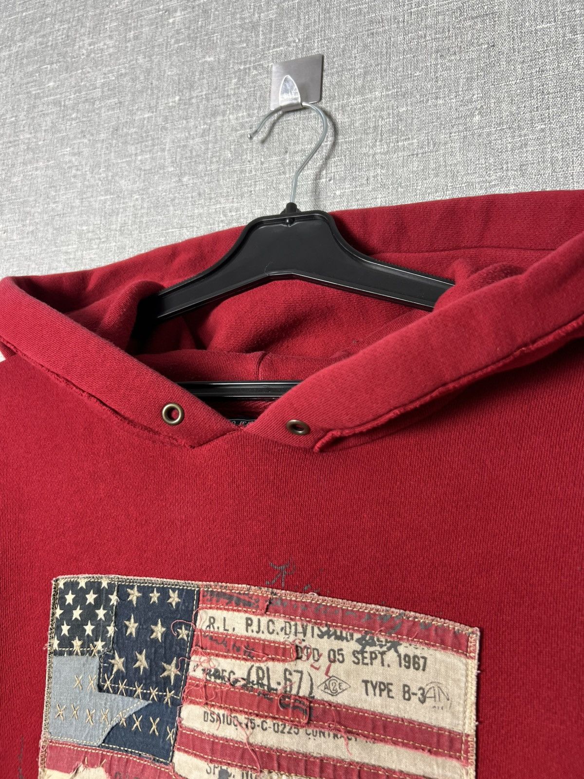 Polo Ralph Lauren Vintage Polo Jeans Company Ralph Lauren Hoodie USA Flag Logo Size US XXL / EU 58 / 5 - 6 Thumbnail