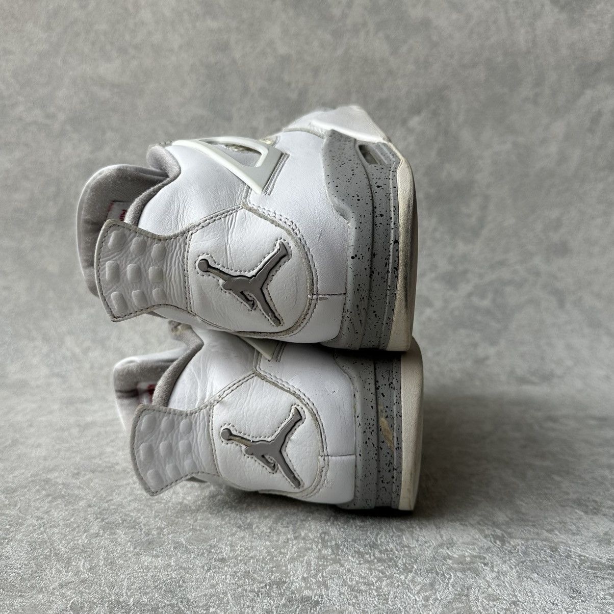 Jordan Brand Nike Air Jordan 4 White Oreo Og Tech Grey Sneakers Size US 7.5 / EU 40-41 - 18 Thumbnail