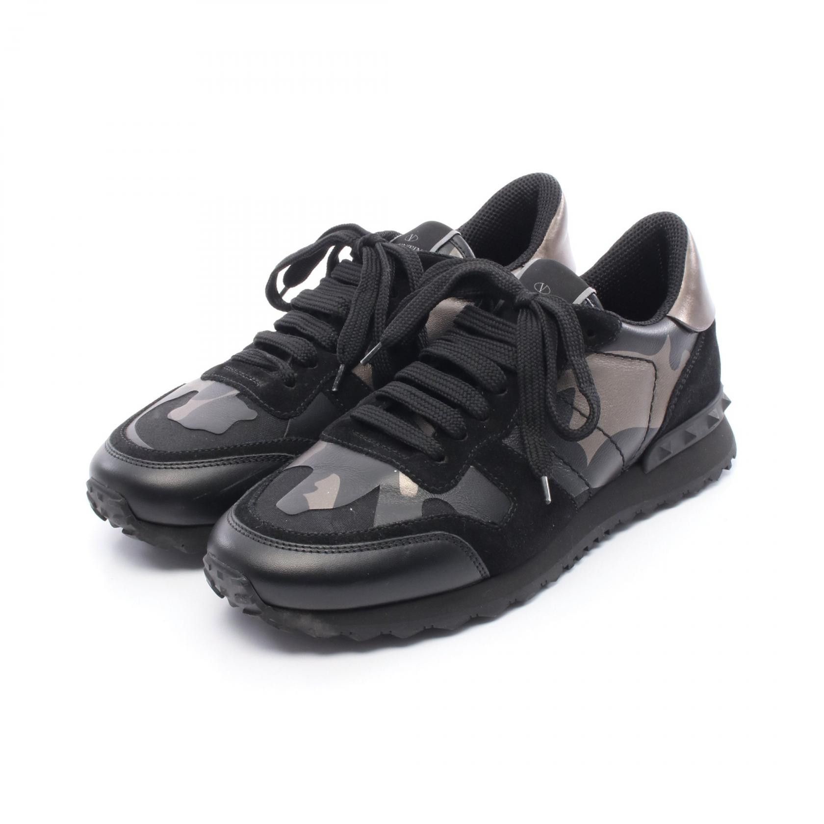 Valentino Valentino Valentino Garavani LSL723YO Leather Fabric Sneakers Leather Shoes LSL723YO Size ONE SIZE - 1 Thumbnail