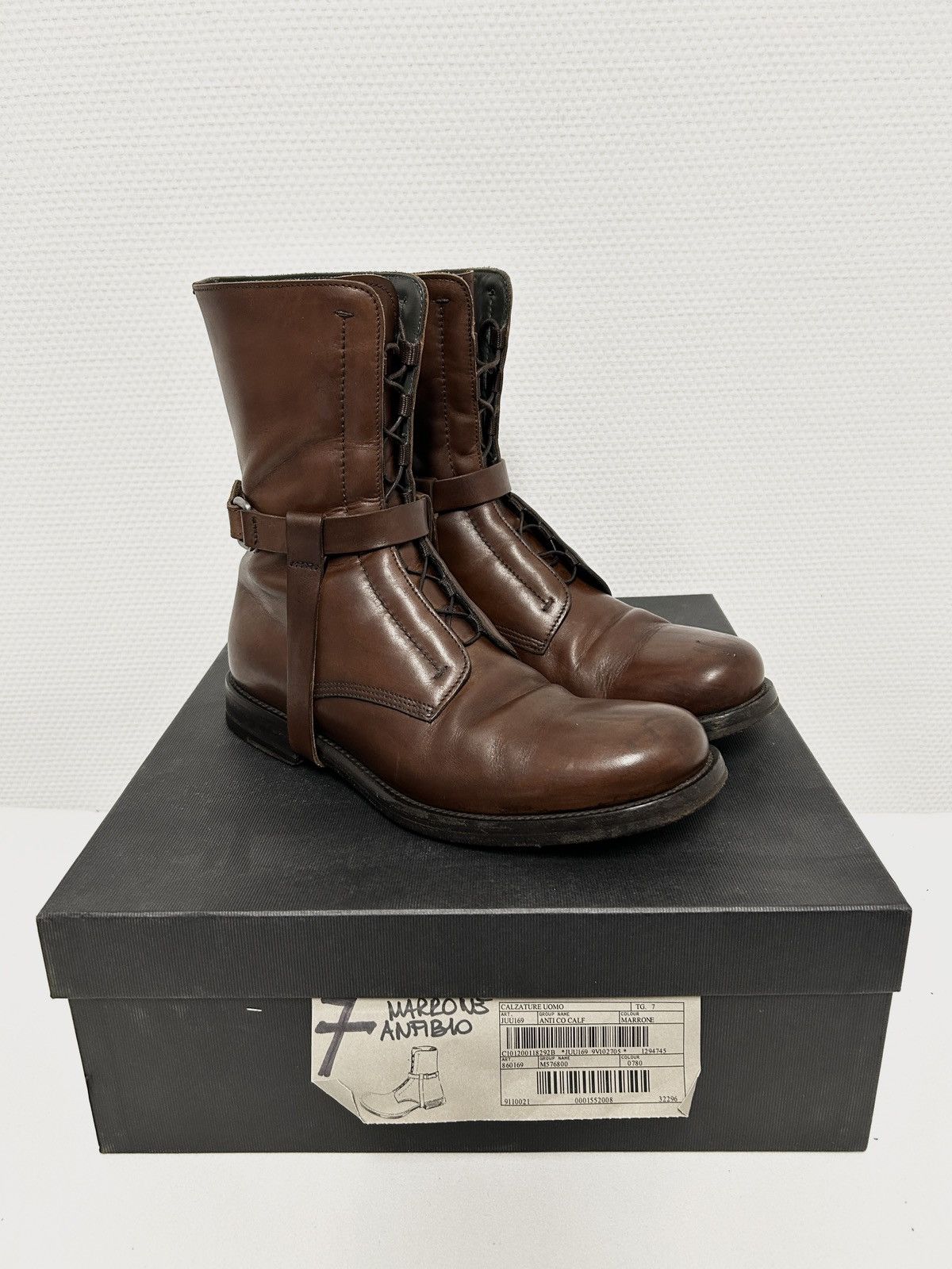 Jil Sander 2009 Anfibio Harness Combat Boots Size US 8 / EU 41 - 2 Thumbnail