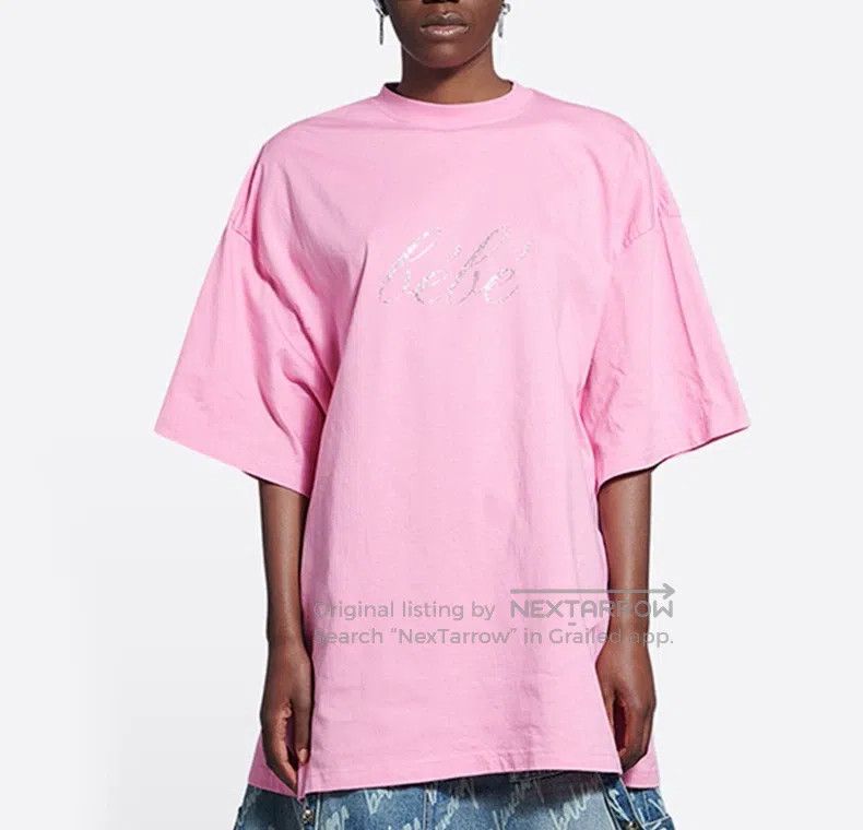 Balenciaga Balenciaga Heavy Rhinestone Short Sleeve T-Shirt Size US S / EU 44-46 / 1 - 8 Thumbnail
