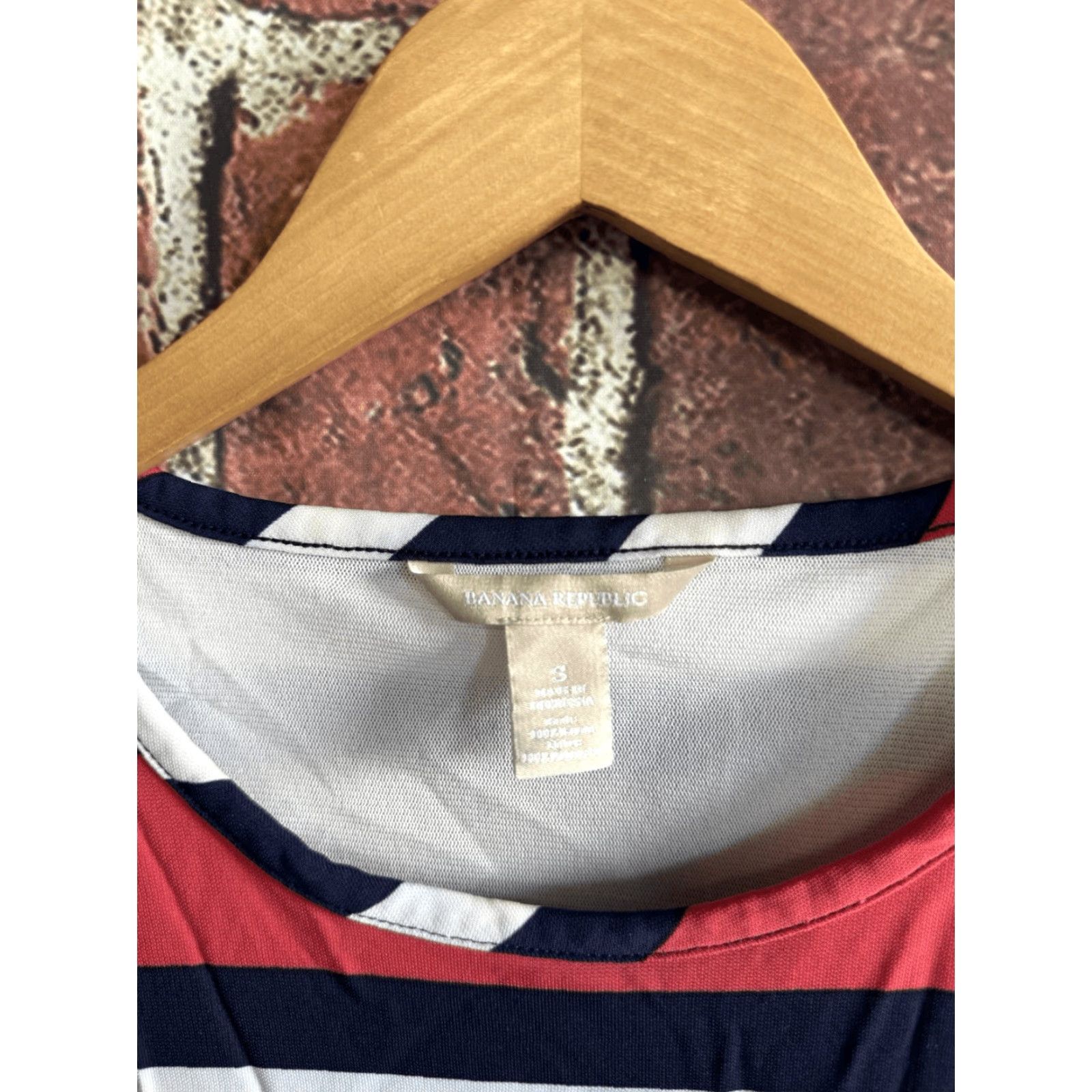 Banana Republic Banana Republic Womens Multicolor Striped Sleeveless Slip Dress Size Small Size S / US 4 / IT 40 - 3 Thumbnail