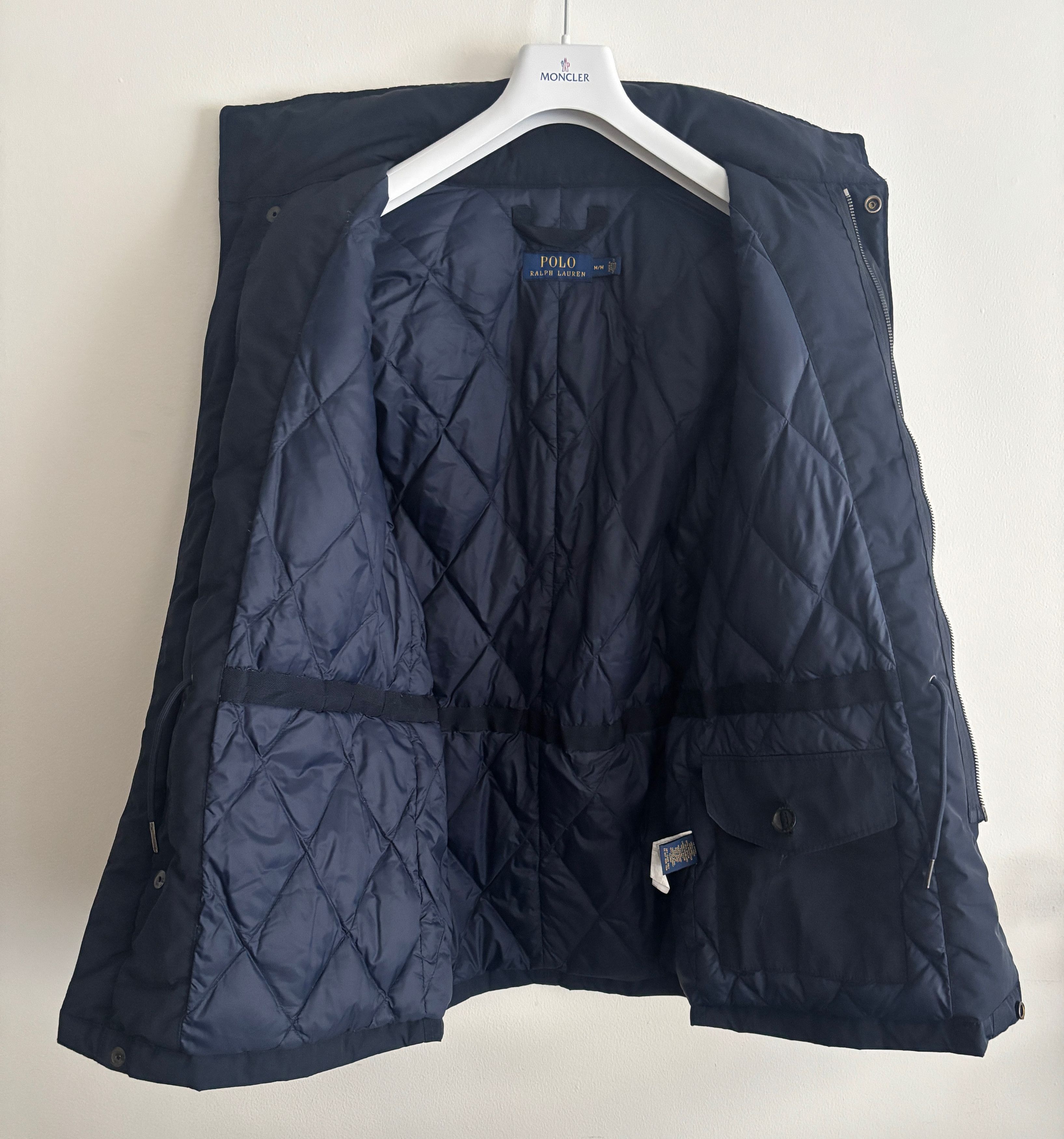 Polo Ralph Lauren $498 Navy Down M-65 Field Jacket - Medium Size US M / EU 48-50 / 2 - 11 Thumbnail