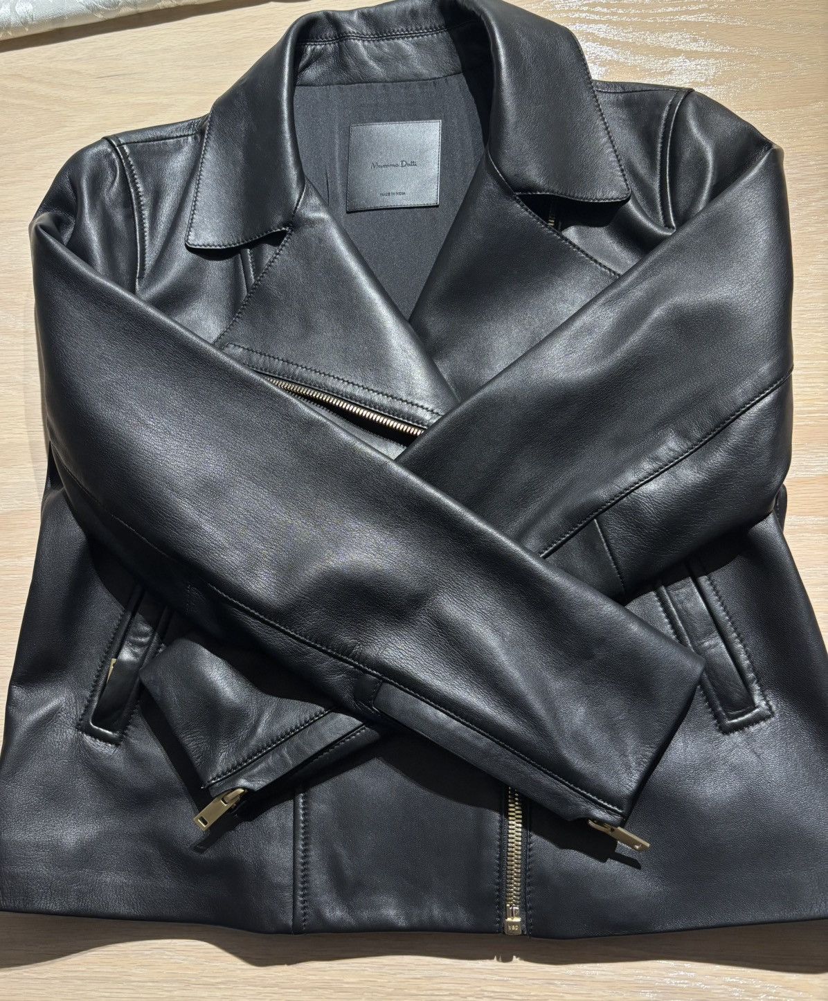 Massimo Dutti Black Leather Massimo Dutti Jacket Size M / US 6-8 / IT 42-44 - 2 Thumbnail