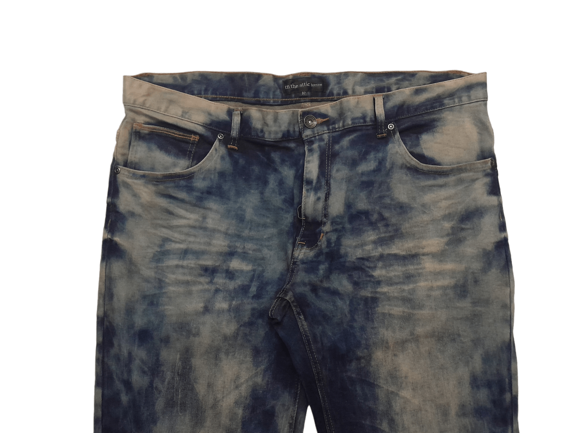 In The Attic IN THE ATTIC HOMME punk Denim (S233) waist 37 Size US 37 - 3 Thumbnail