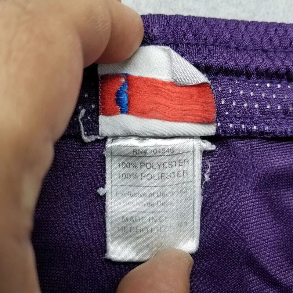NBA Los Angeles Lakers Shorts Mens Medium Purple Pockets NBA Size US 36 / EU 52 - 4 Thumbnail