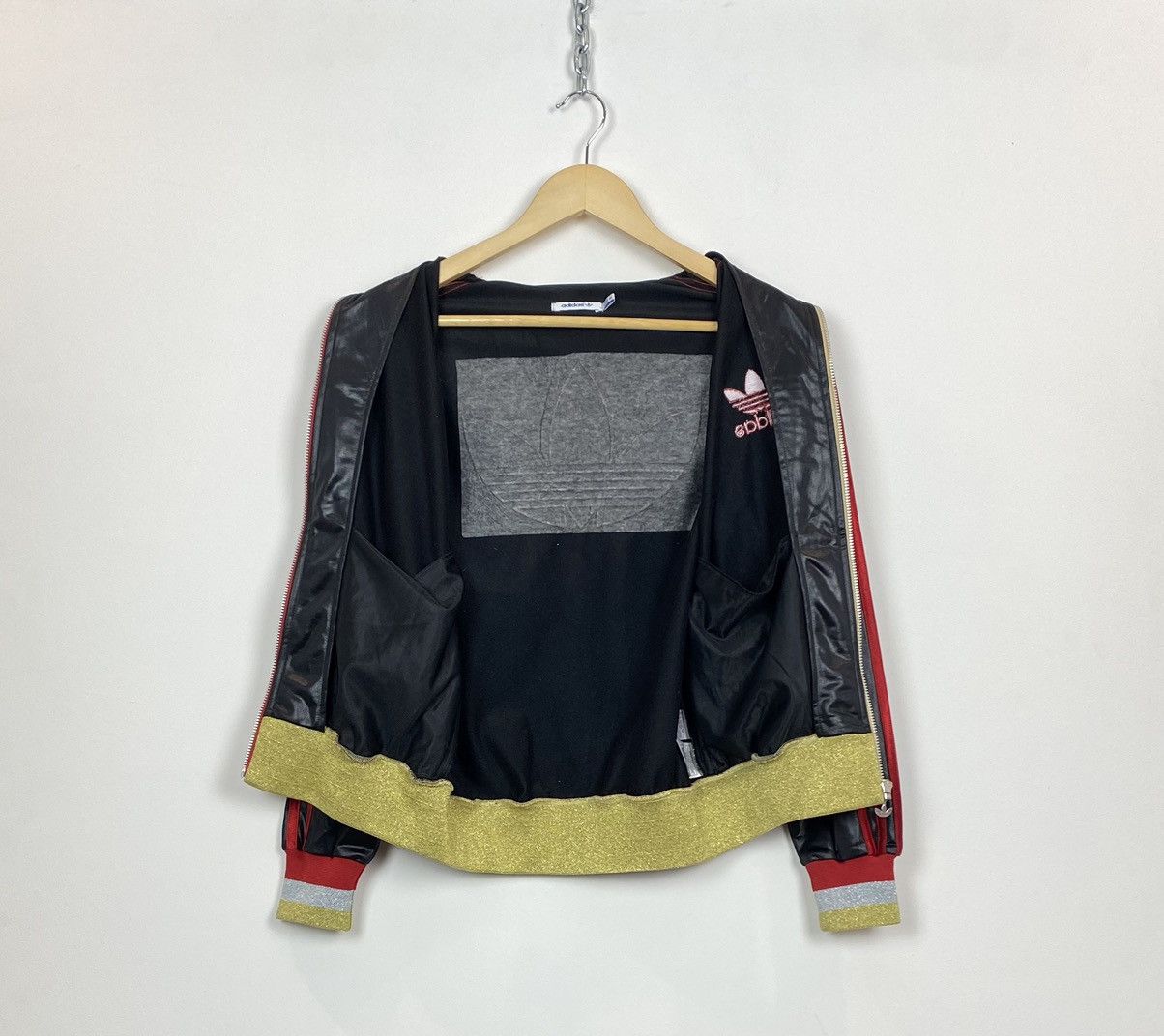 Adidas Vintage Adidas Chile 62 Track Jacket Balenciaga Style Black Size XS / US 0-2 / IT 36-38 - 9 Thumbnail