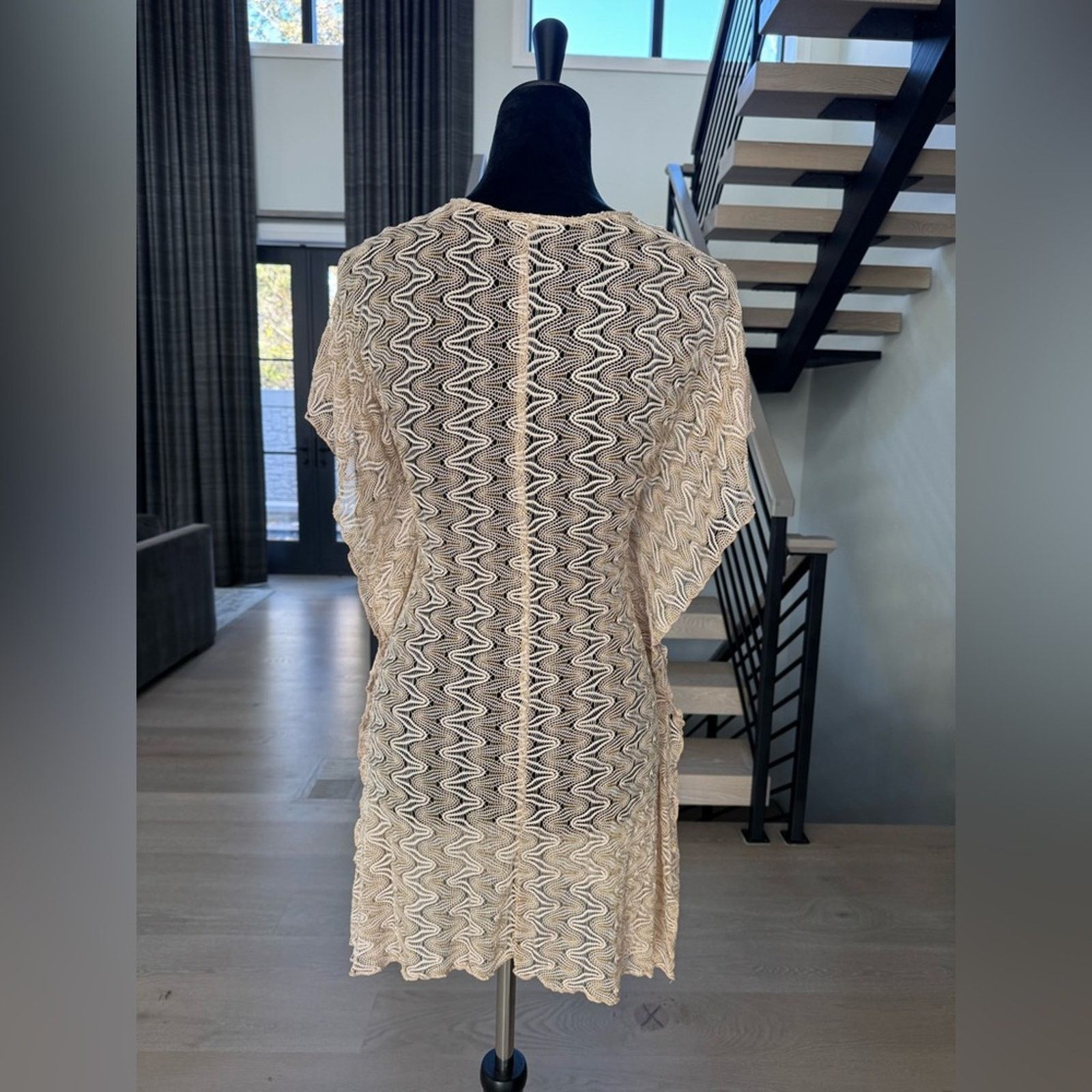 Other Elegant Cream Swim Coverup size S Size ONE SIZE - 3 Thumbnail