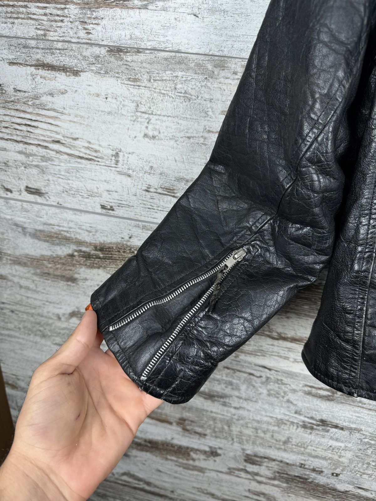 Harley Davidson Womens Harley Davidson Style Leather Jacket Racing rare Size XS / US 0-2 / IT 36-38 - 22 Thumbnail