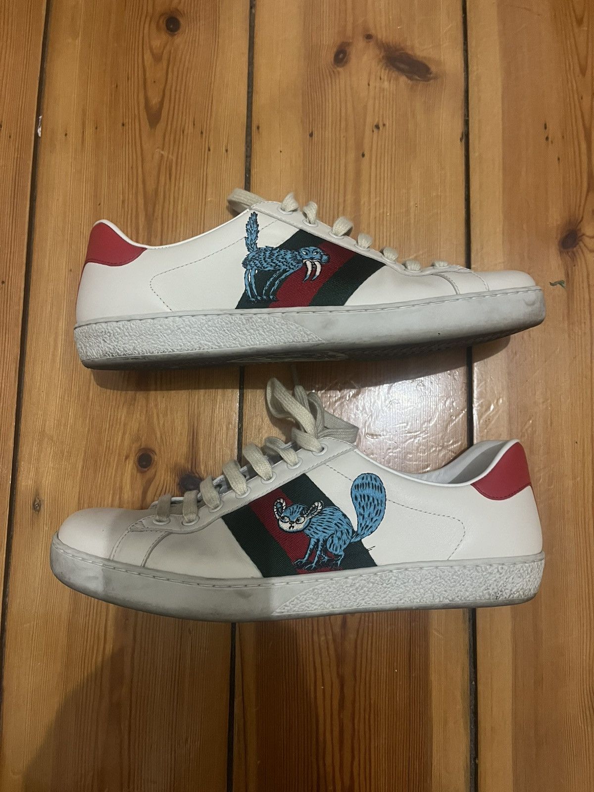 Gucci Gucci Freya Hartas Ace Sneakers Size US 7.5 / EU 40-41 - 2 Thumbnail
