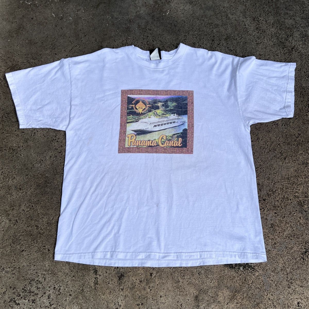 Giant × Vintage Vintage Princess cruises Panama Canal Promo Tee XL Art Size US XL / EU 56 / 4 - 2 Thumbnail