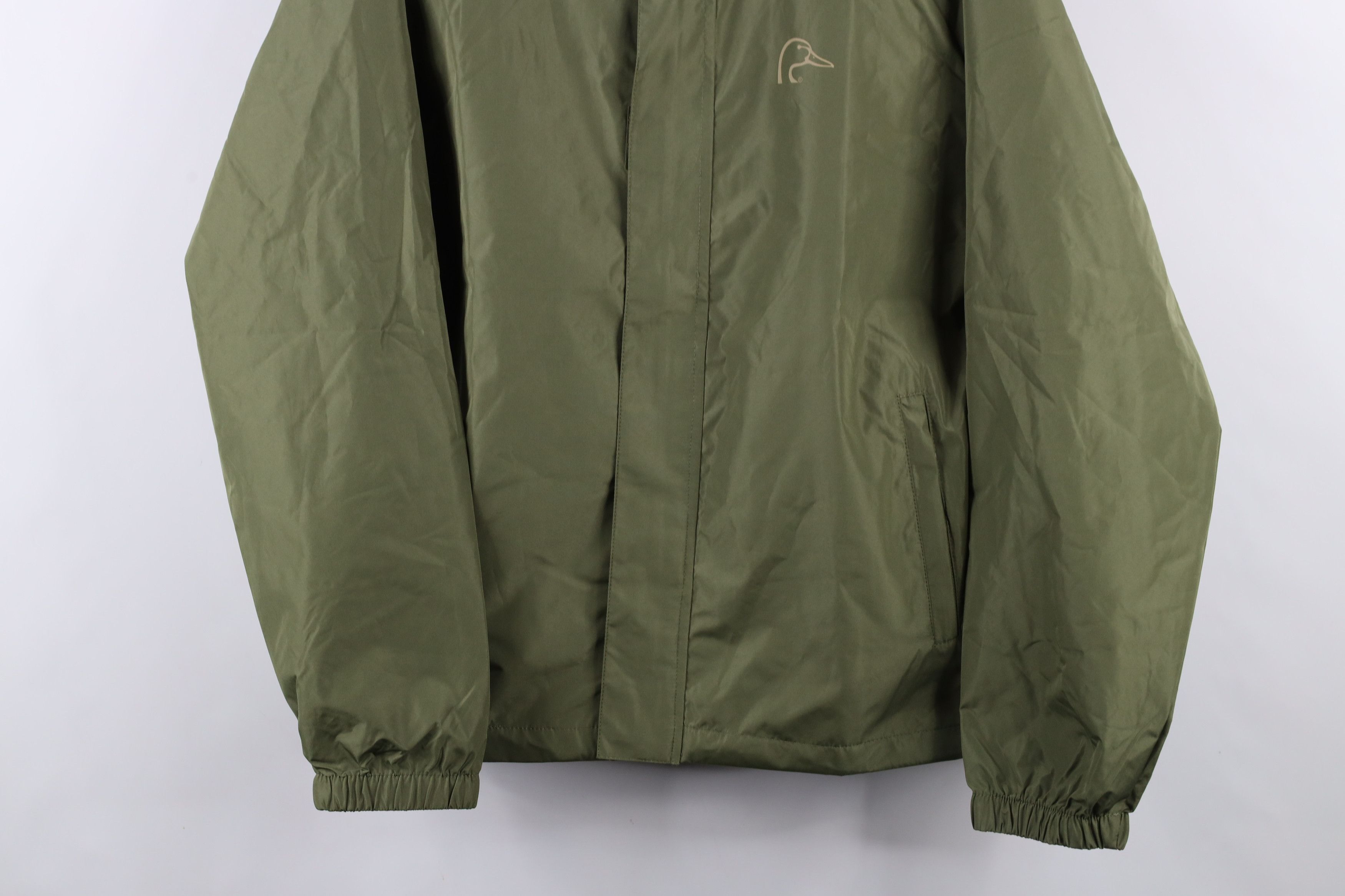 Vintage Vintage Ducks Unlimited Waterproof Hooded Rain Jacket Green Size US L / EU 52-54 / 3 - 3 Thumbnail