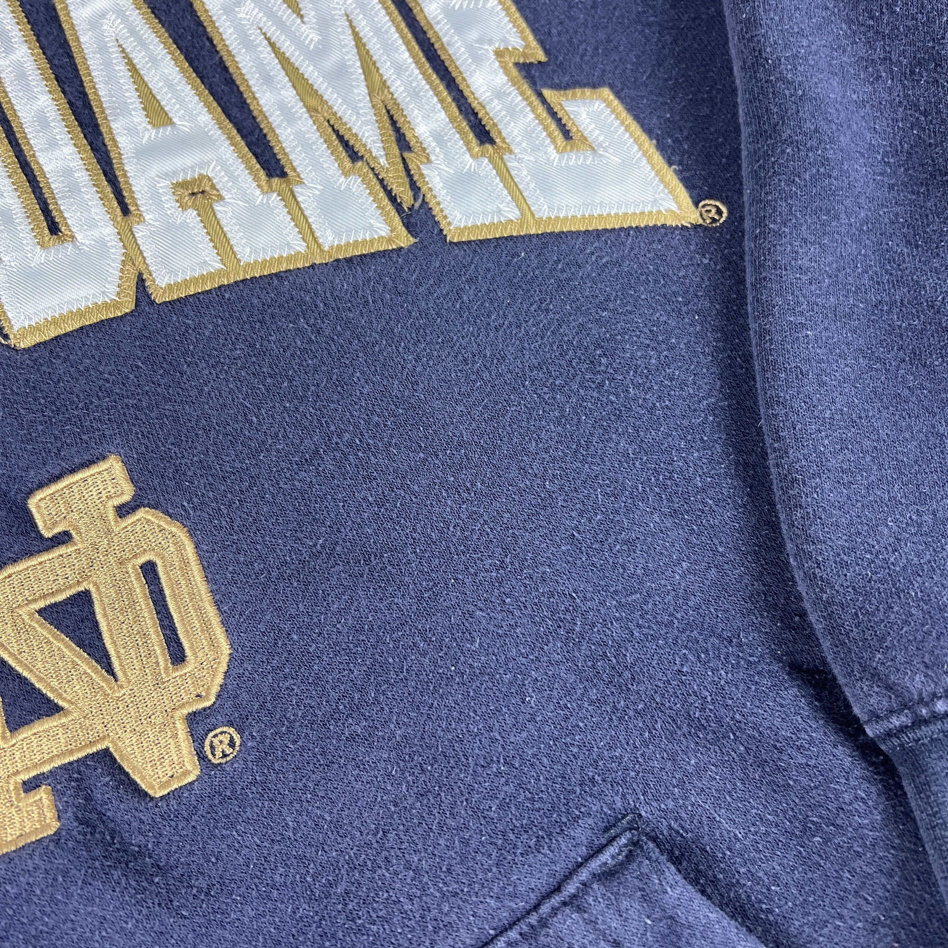 NCAA × Vintage Y2K Notre Dame Fighting Irish Sweatshirt Faded Logo Hoodie Size US S / EU 44-46 / 1 - 5 Thumbnail