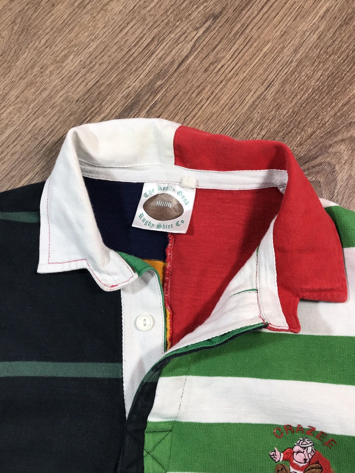 Vintage Vintage Rugby Long Sleeve Shirt 80-90s Size US M / EU 48-50 / 2 - 5 Thumbnail