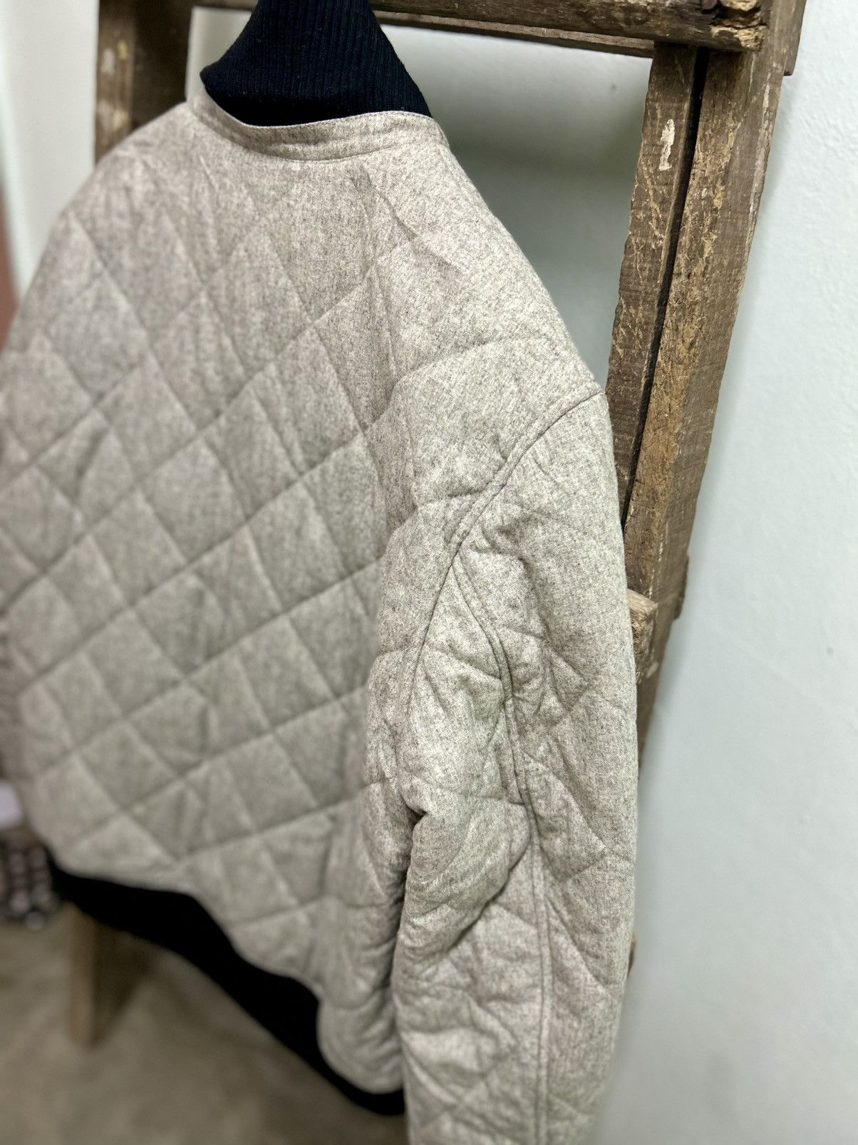 Michel Klein Vintage Michel Klein Quilted Bomber Jacket Size US M / EU 48-50 / 2 - 16 Thumbnail