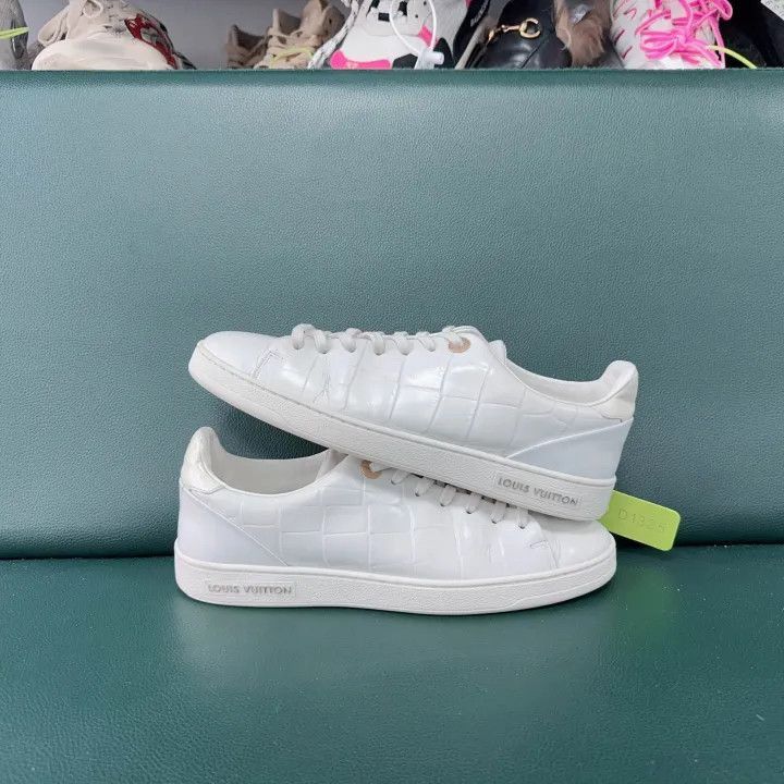 Louis Vuitton Louis Vuitton Frontrow White Fashion Sneakers -2508 Size US 7 / IT 37 - 8 Thumbnail