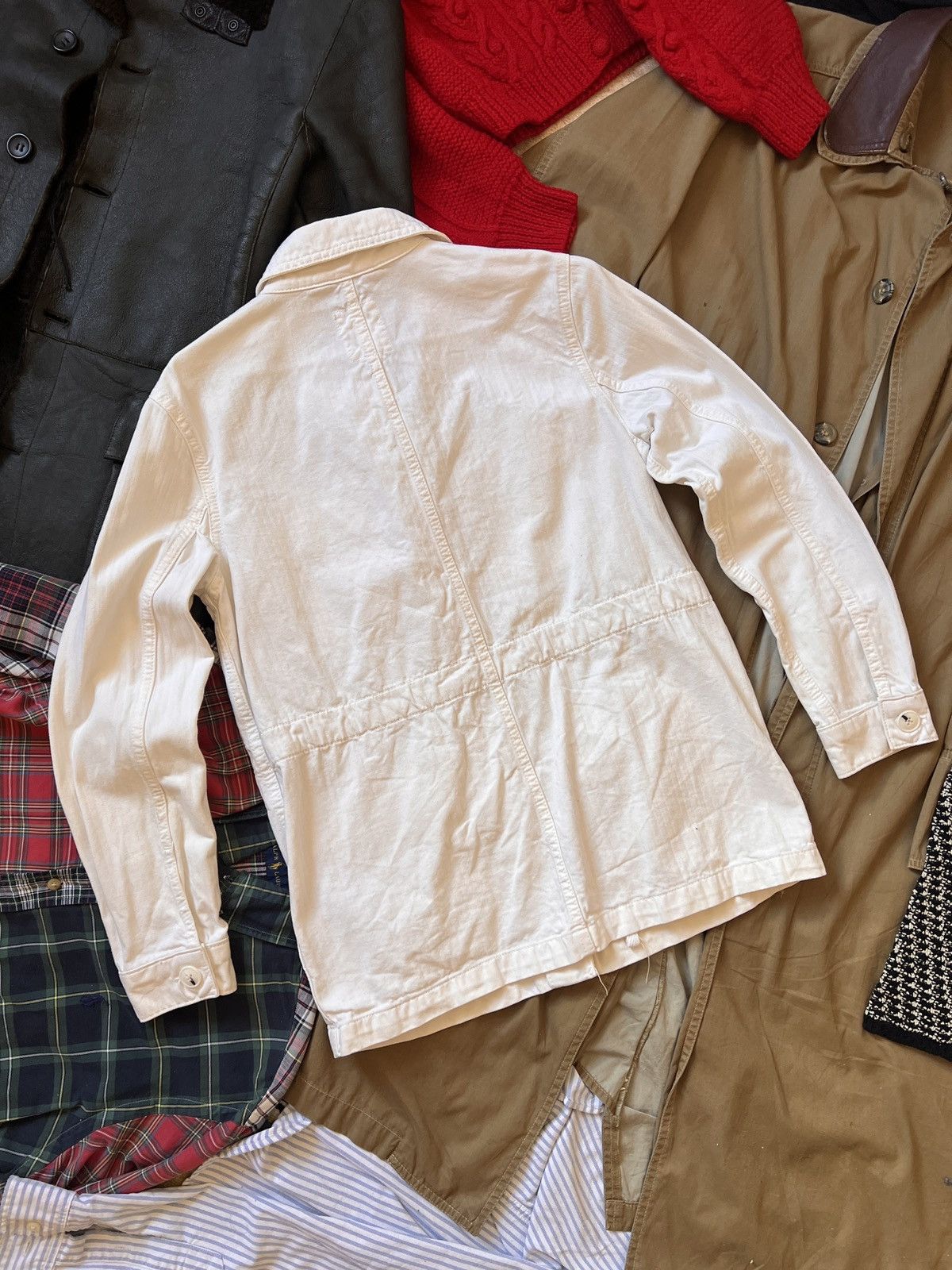 Wood Wood Wood Wood Workwear White Womans Multipocket Jacket Size S / US 4 / IT 40 - 9 Thumbnail