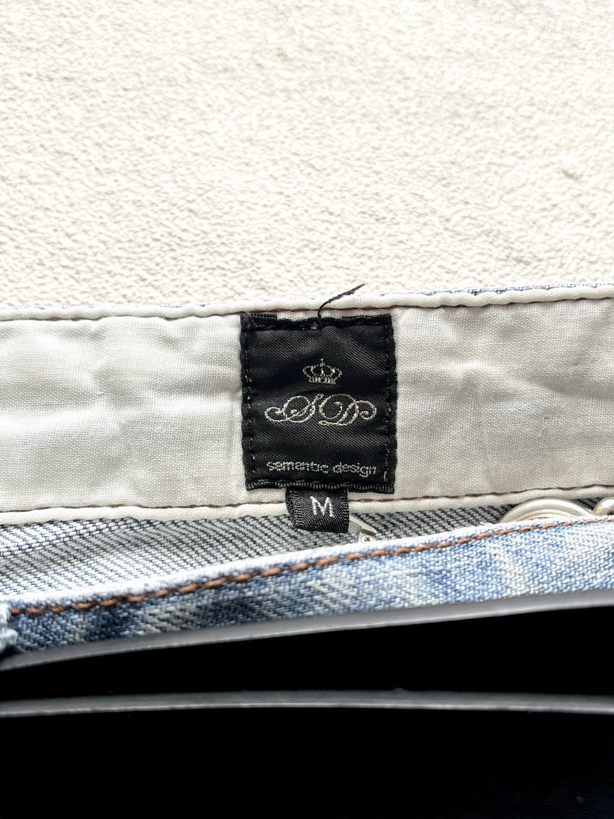 semanticdesign 2000s Semantic Design Fading Jeans Vkei If six was nine Lgb Size US 30 / EU 46 - 6 Thumbnail