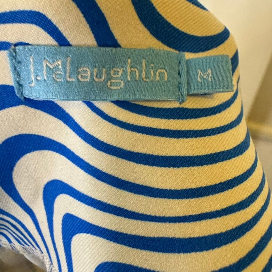 J.McLaughlin J. Mclaughlin | Mia Dress in Catalina Oahu Waves Pattern Med Size M / US 6-8 / IT 42-44 - 4 Thumbnail