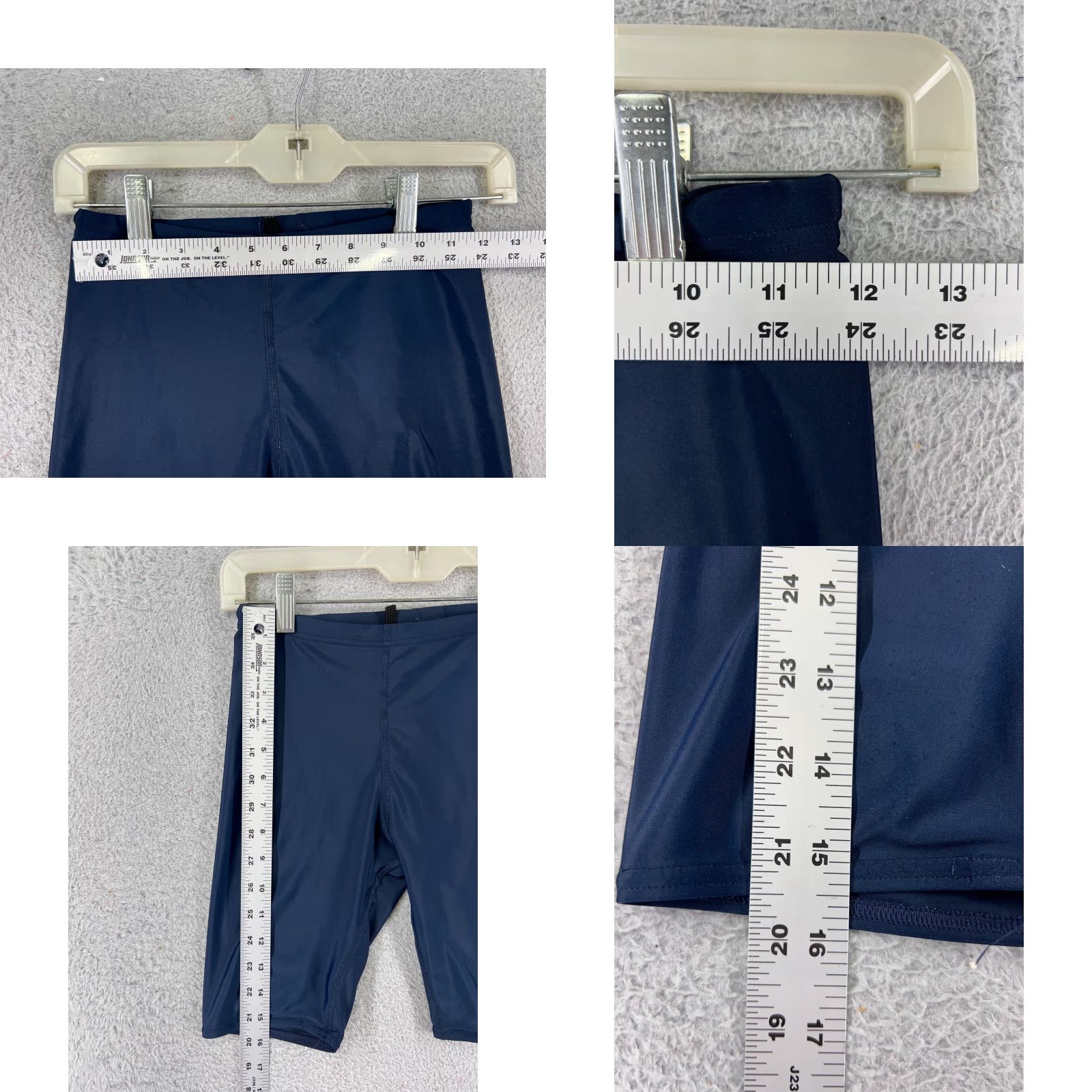 Vintage Iswim Bottom Jammer Adult 30 Blue Spandex Blend Polyester Compression Mens Sports Size US 30 / EU 46 - 8 Thumbnail