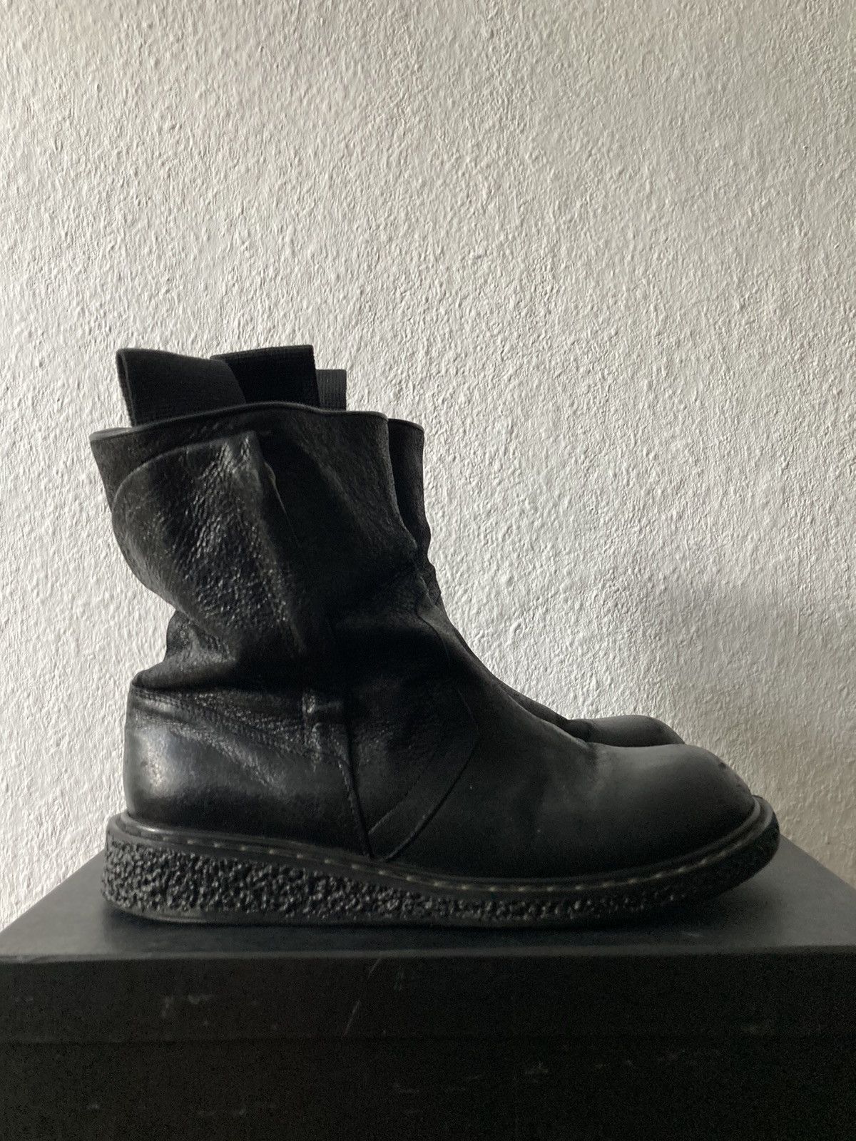 Rick Owens F/W 09 "CRUST" Blistered Lamb Leather Cargo Creeper IT43,5 Size US 10.5 / EU 43-44 - 22 Thumbnail