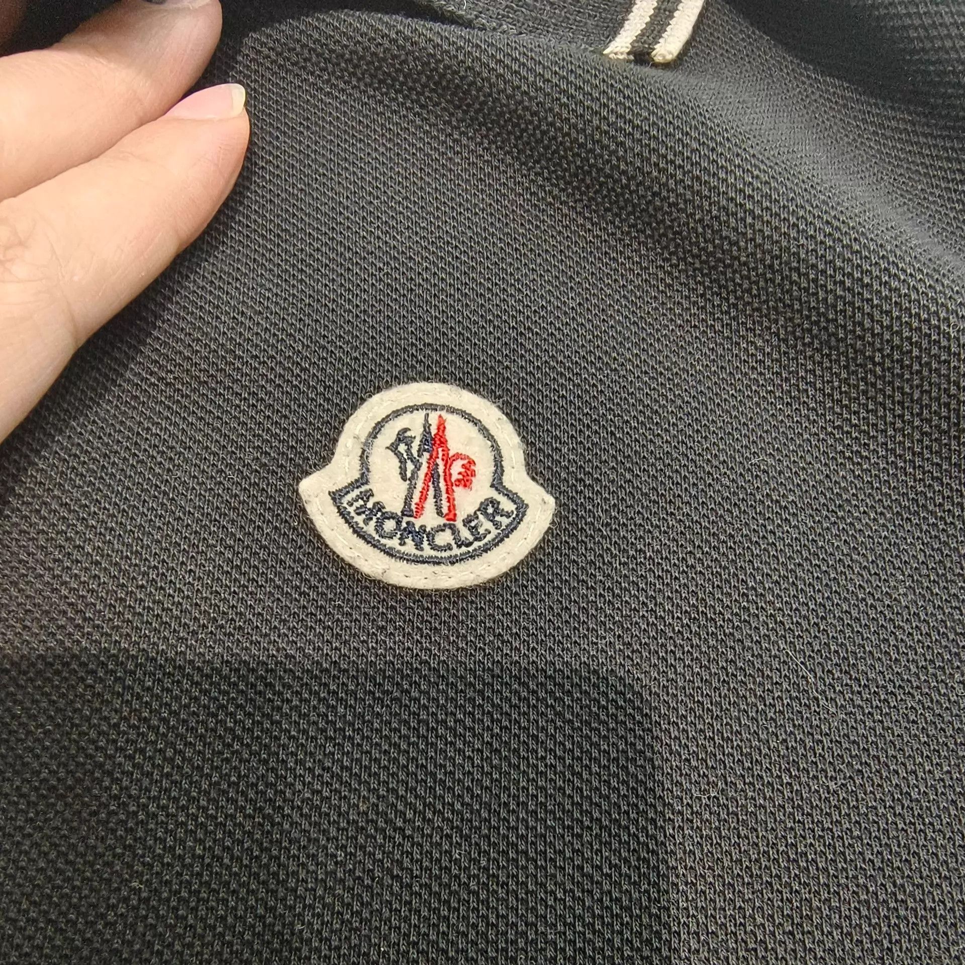 Moncler Moncler Black Short Sleeve Polo L 99 New Size US L / EU 52-54 / 3 - 4 Thumbnail