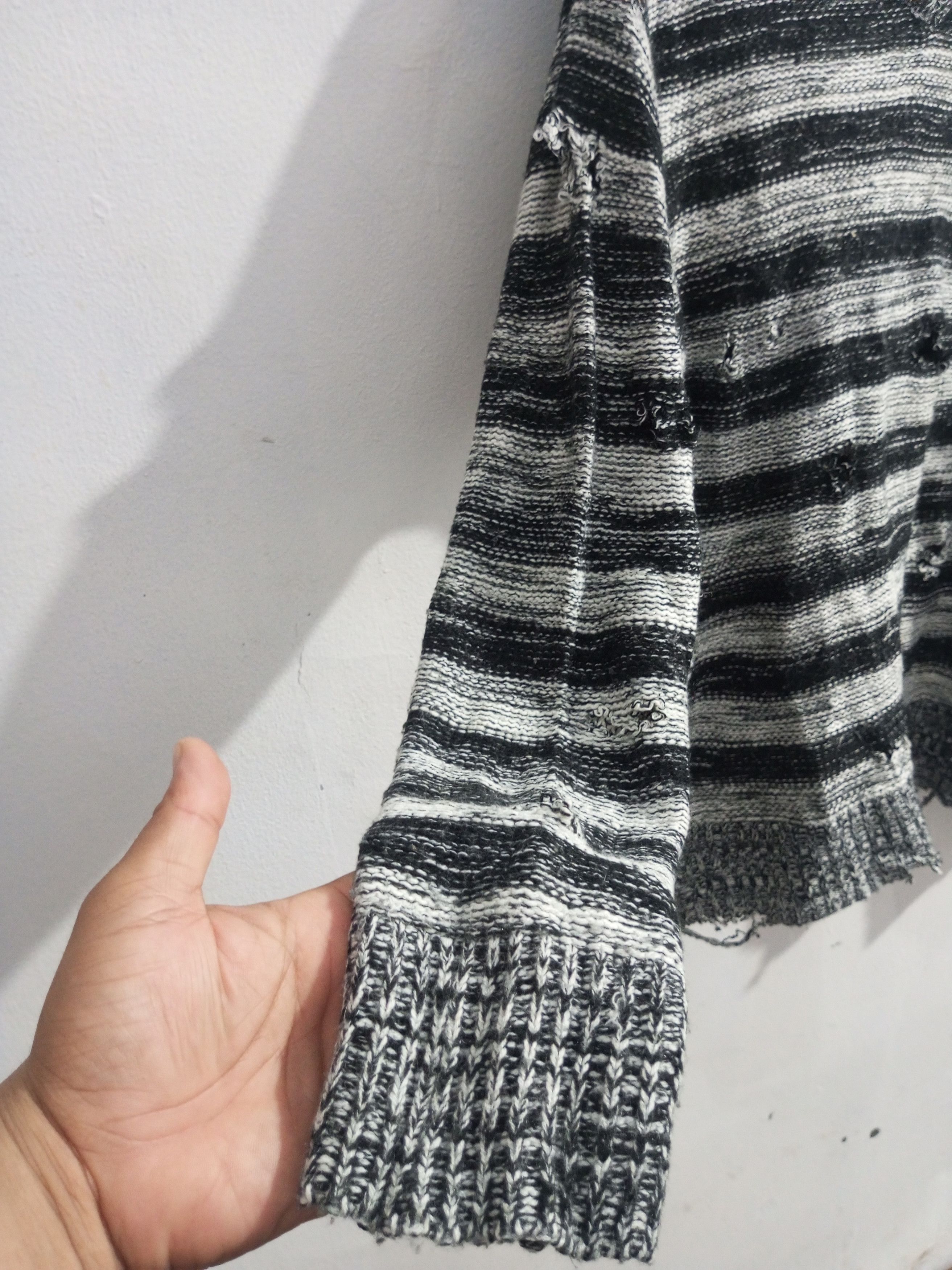 Other Vintage spinash striped distressed knitwear Size US L / EU 52-54 / 3 - 8 Thumbnail
