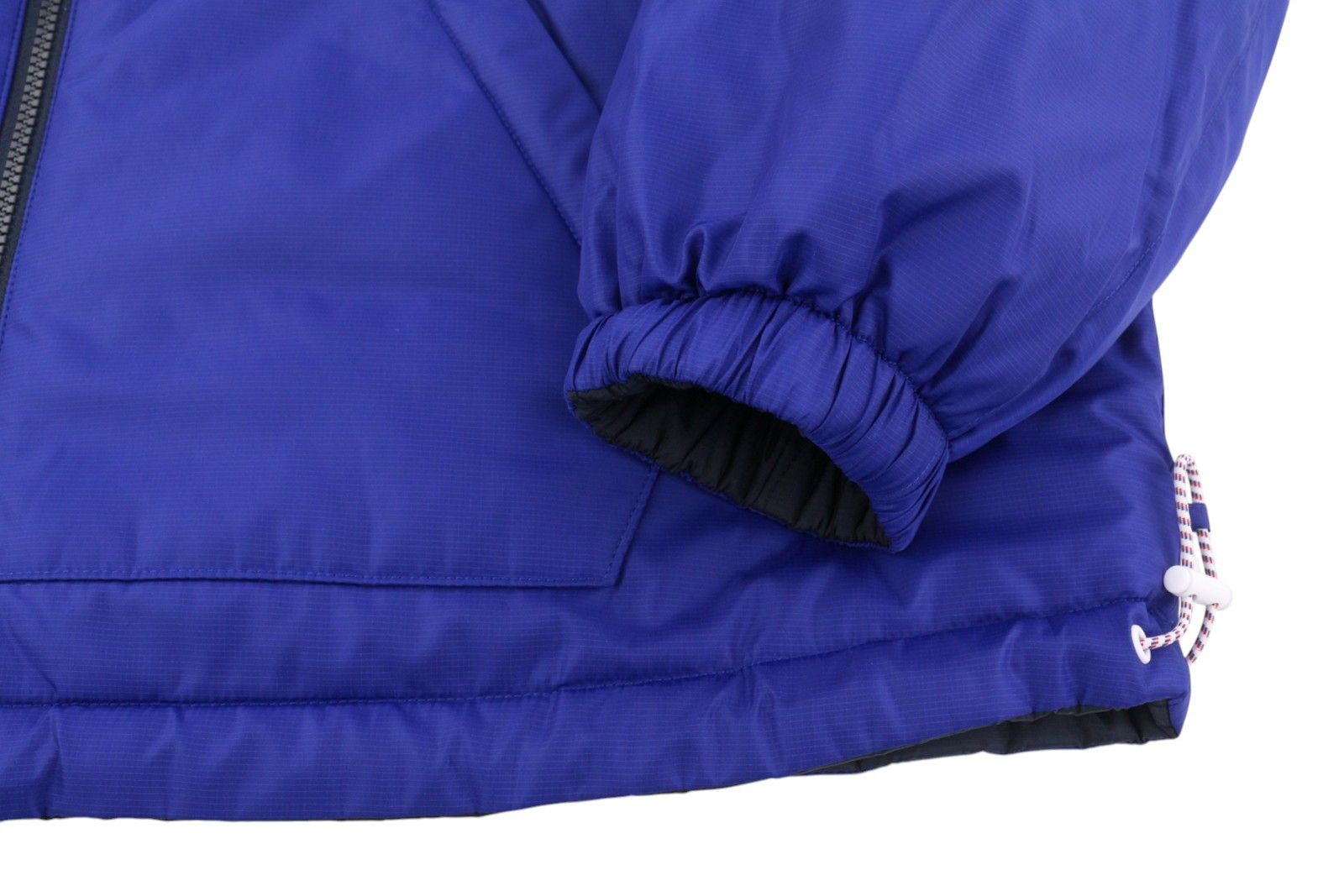 Tommy Hilfiger REVERSIBLE QUILTED M Blue Quilted Hooded Zip Jacket 86388 Size US M / EU 48-50 / 2 - 7 Thumbnail
