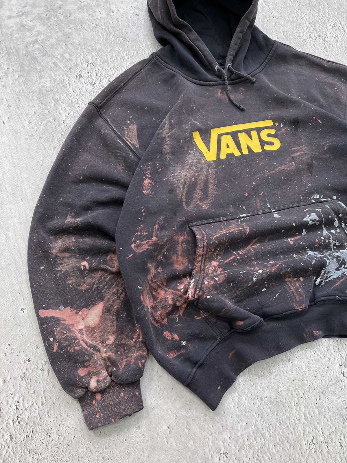 If Six Was Nine × Vans VINTAGE TRASHED FADED HYPE VANS BOXY HOODIE Size US L / EU 52-54 / 3 - 2 Thumbnail