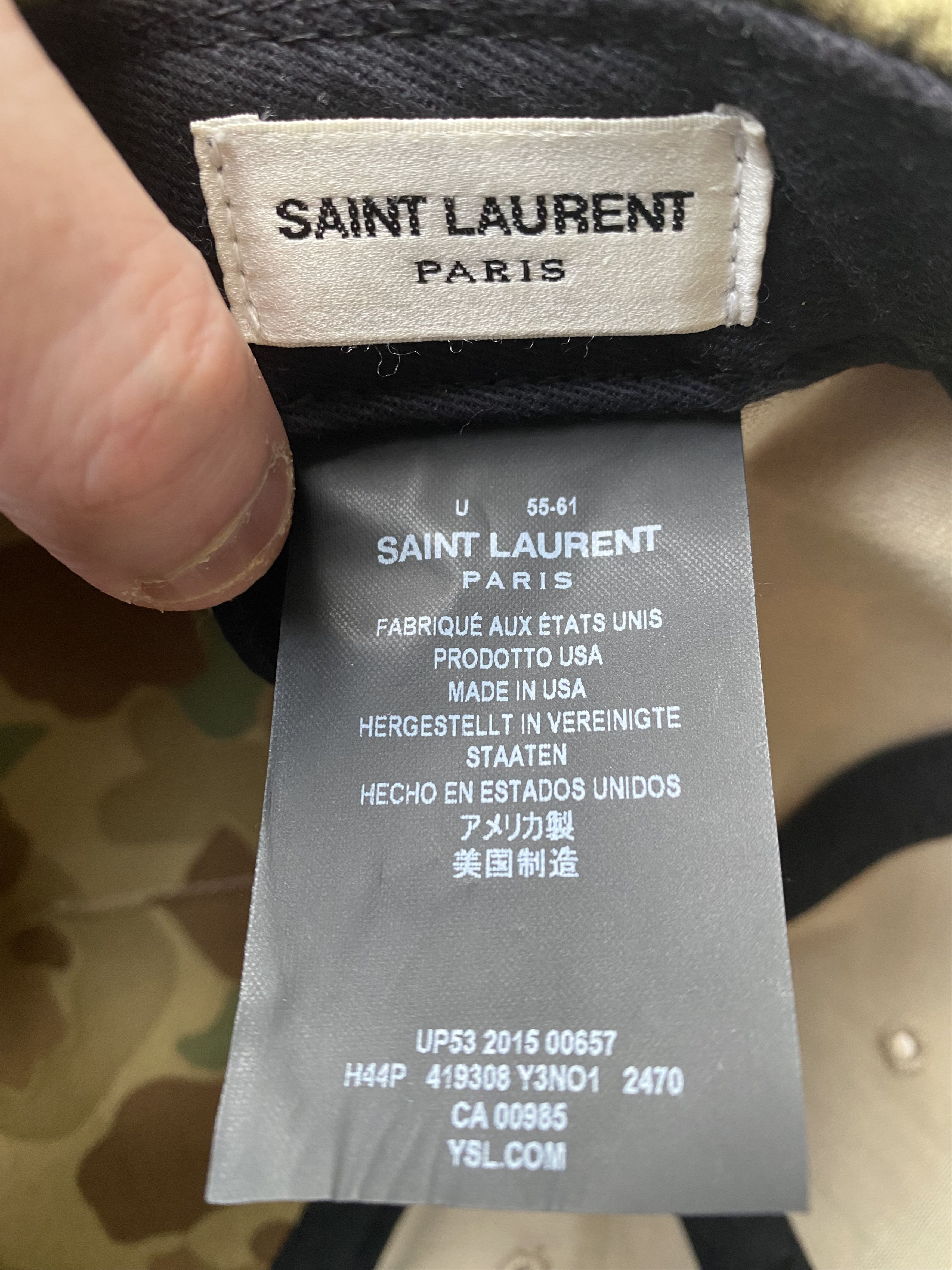 Saint Laurent Paris Space astronaut cap Size ONE SIZE - 3 Thumbnail