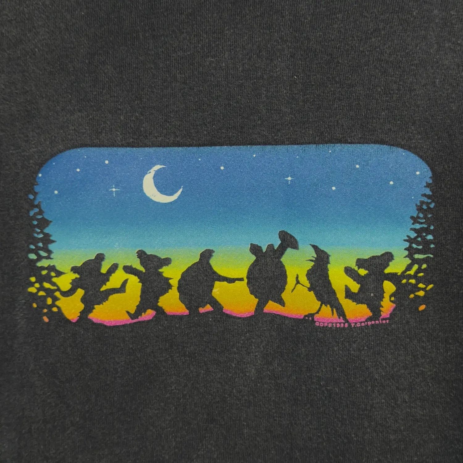 Grateful Dead Vintage 90s Grateful Dead Dancing Bears Terrapin Logo Hoodie Size US S / EU 44-46 / 1 - 2 Thumbnail