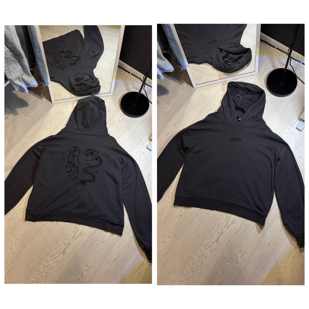 Allsaints Women’s Allsaints Rihan Dragon hoodie Size:L Size L / US 10 / IT 46 - 1 Thumbnail