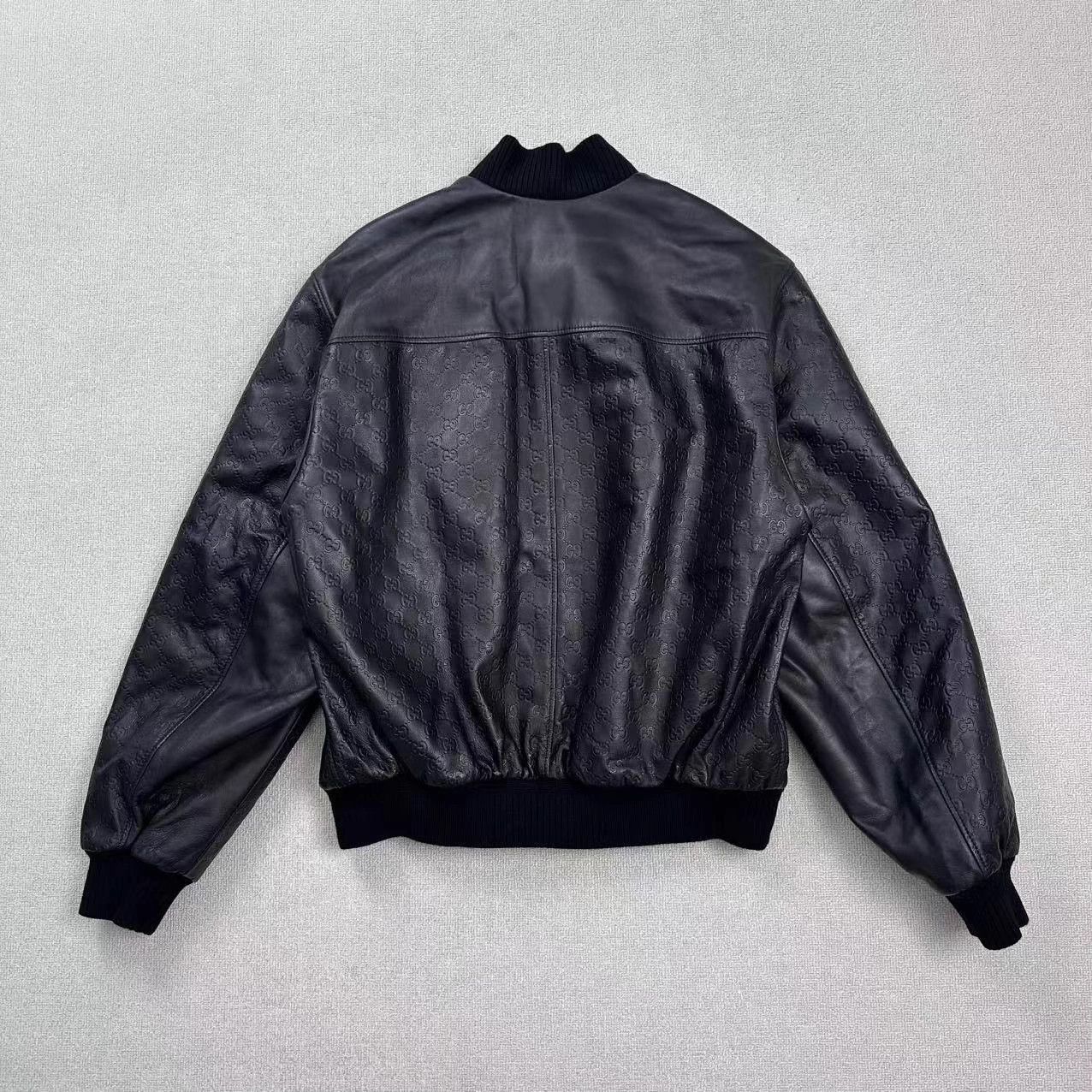 Gucci Gucci GG embossed leather jacket 48 Size US M / EU 48-50 / 2 - 2 Thumbnail