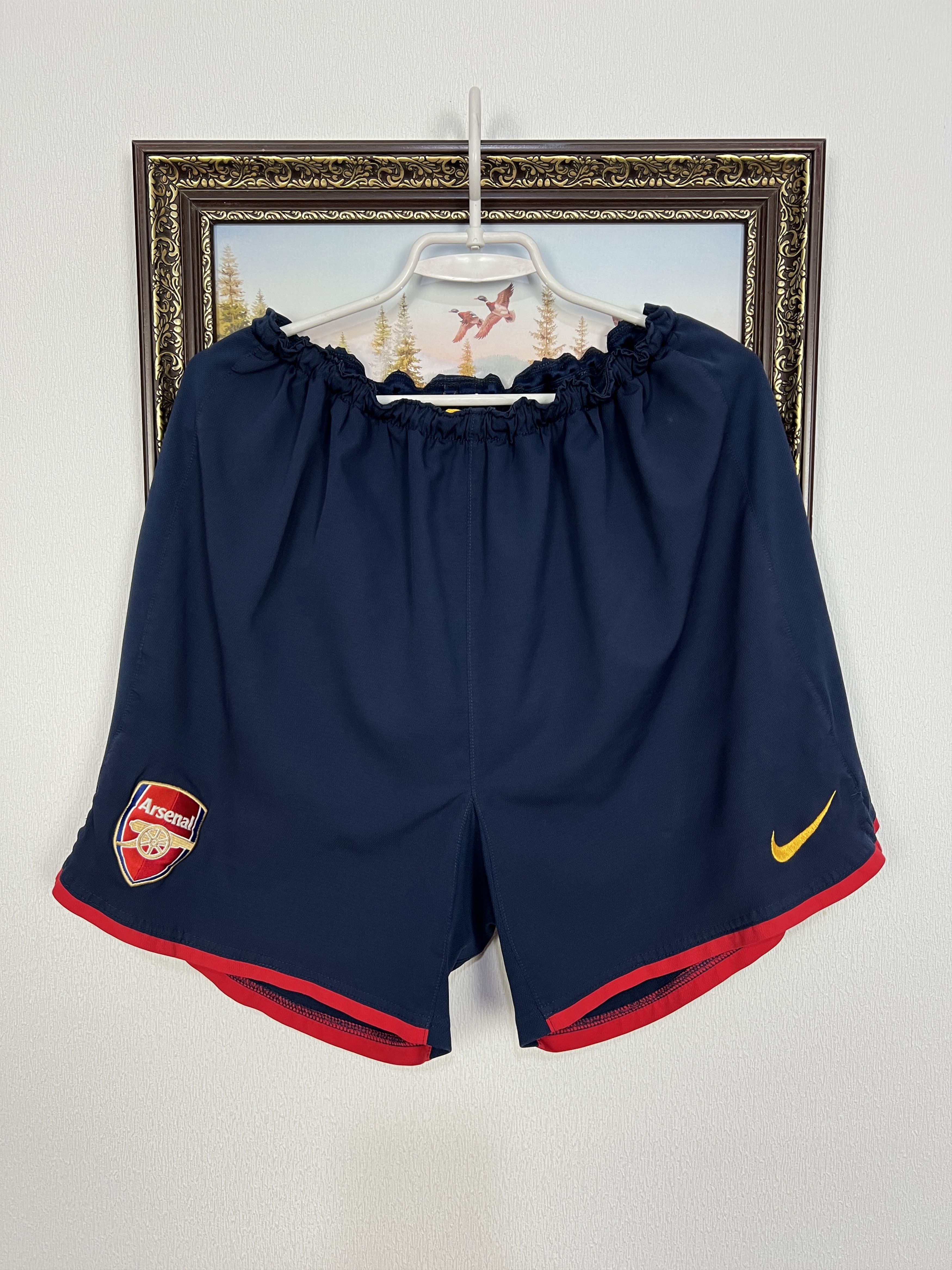 Nike Vintage Nike Arsenal Football Shorts Blue Soccer Size 2XL Size US 38 / EU 54 - 1 Thumbnail