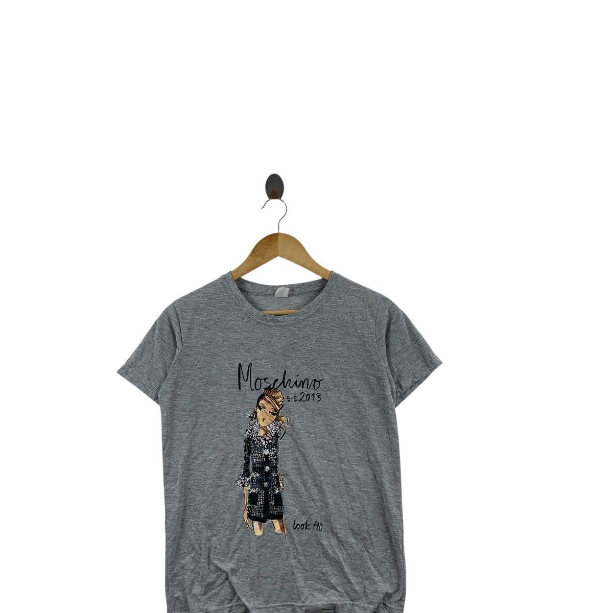 Moschino MOSCHINO x 25ANS 2013 Sprint Summer Tee Shirt Top Size S / US 4 / IT 40 - 2 Thumbnail