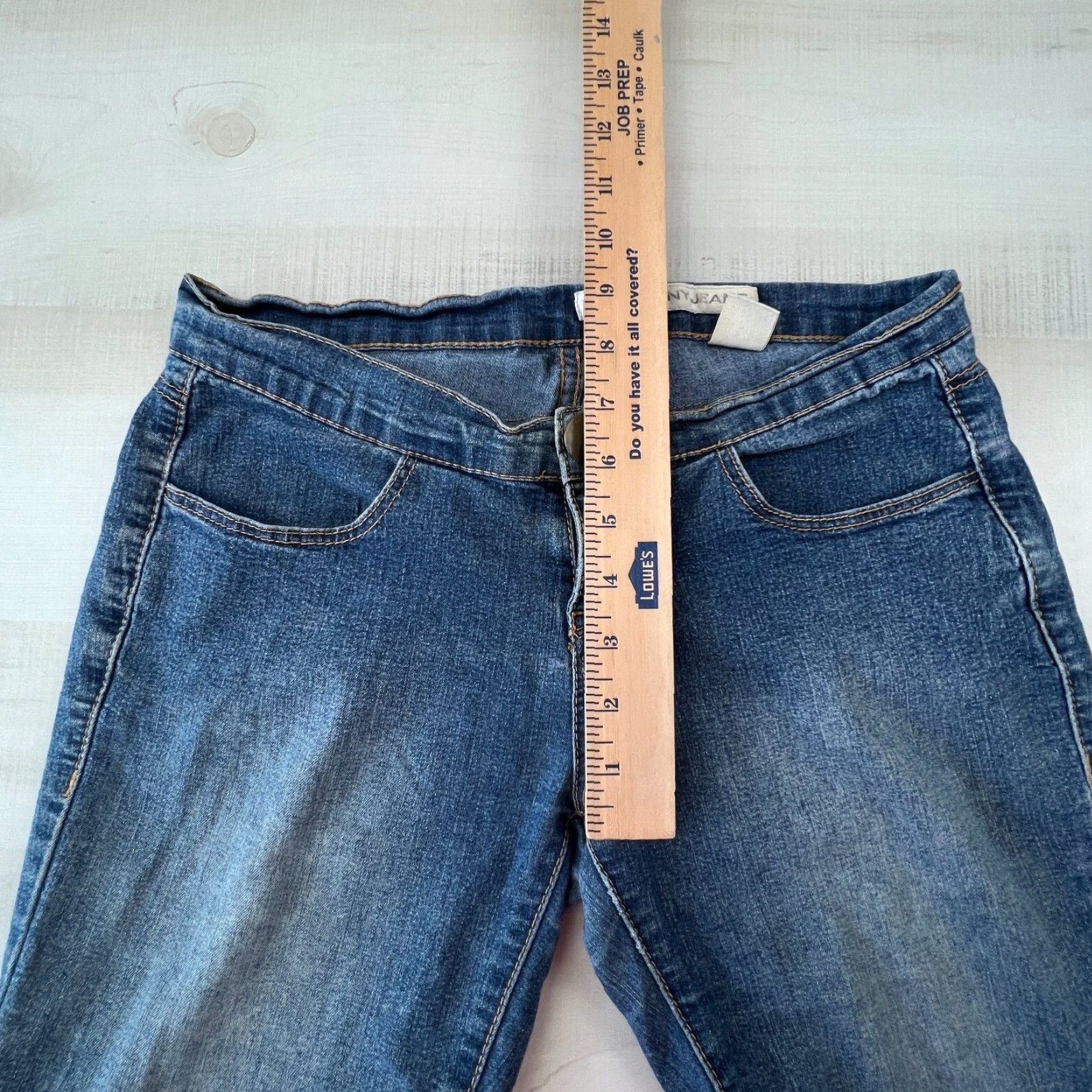 DKNY DKNY Womens Skinny Jeans Medium Wash Low Rise 26 Extra Large Denim Stretch Size 26" / US 2 / IT 38 - 6 Thumbnail